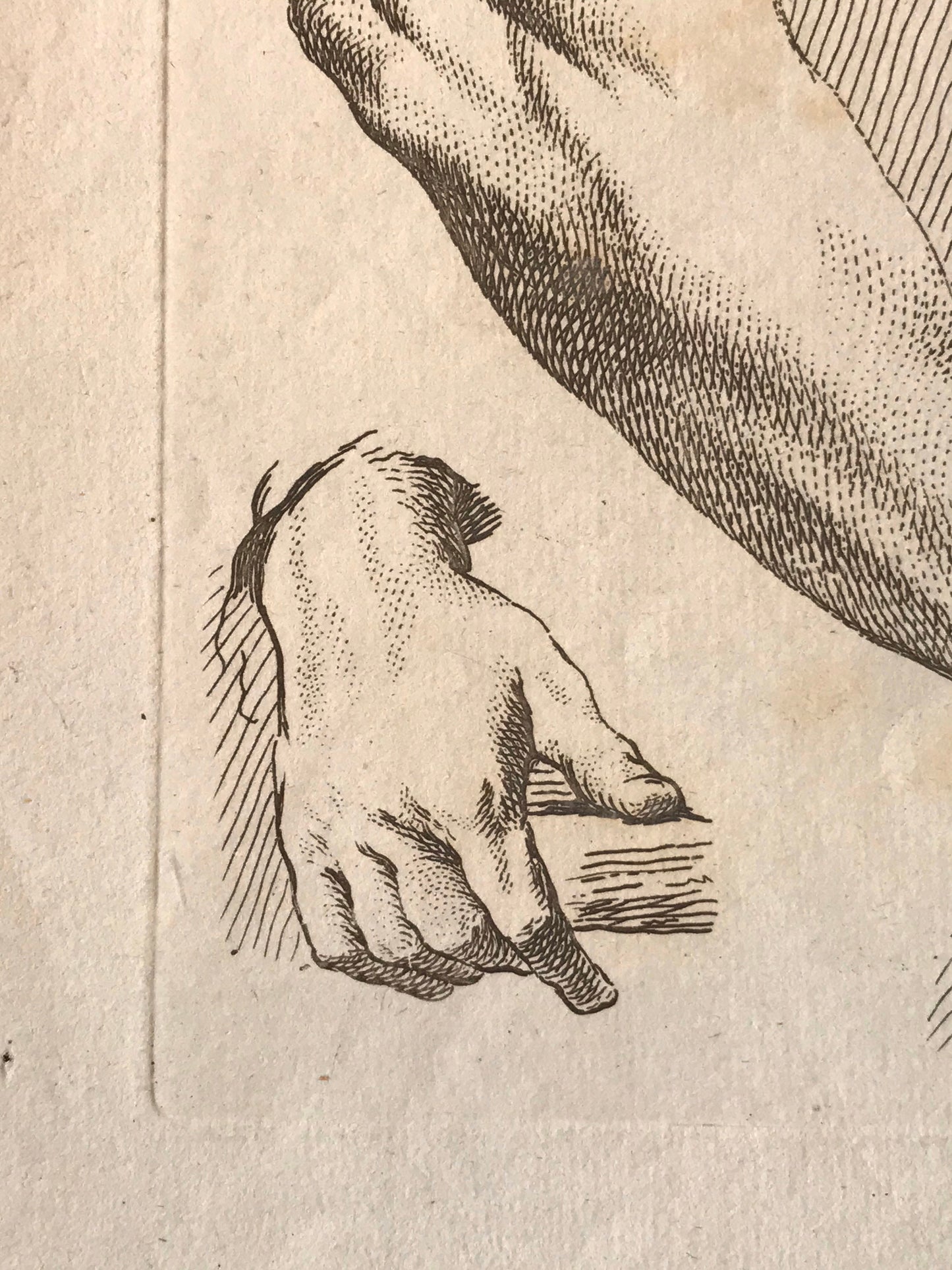 An Engraving from The ‘Nouvelle Methode Pour Apprendre a Dessiner Sans Maitre”. French. 1740. Size 29 x23 cms