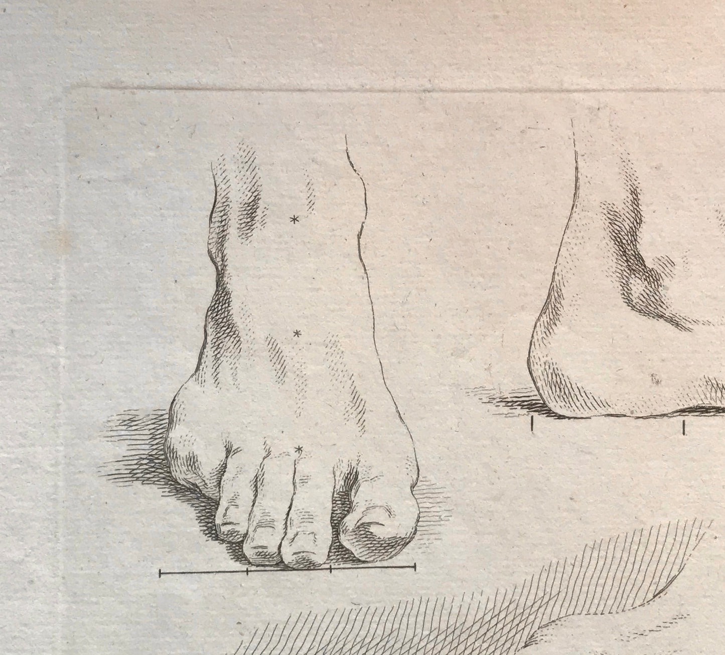 An Engraving from The’Nouvelle Methode Pour Apprendre a Dessiner Sans Maitre”. French. 1740. Size 29 x23 cms