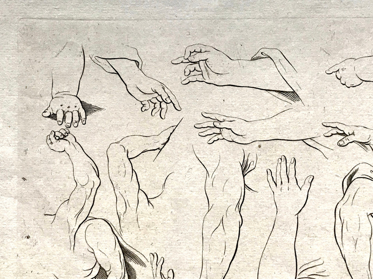 Two Original Engravings from The ‘Nouvelle Methode Pour Apprendre a Dessiner Sans Maitre”. French. 1740. Size 29 x23 cms