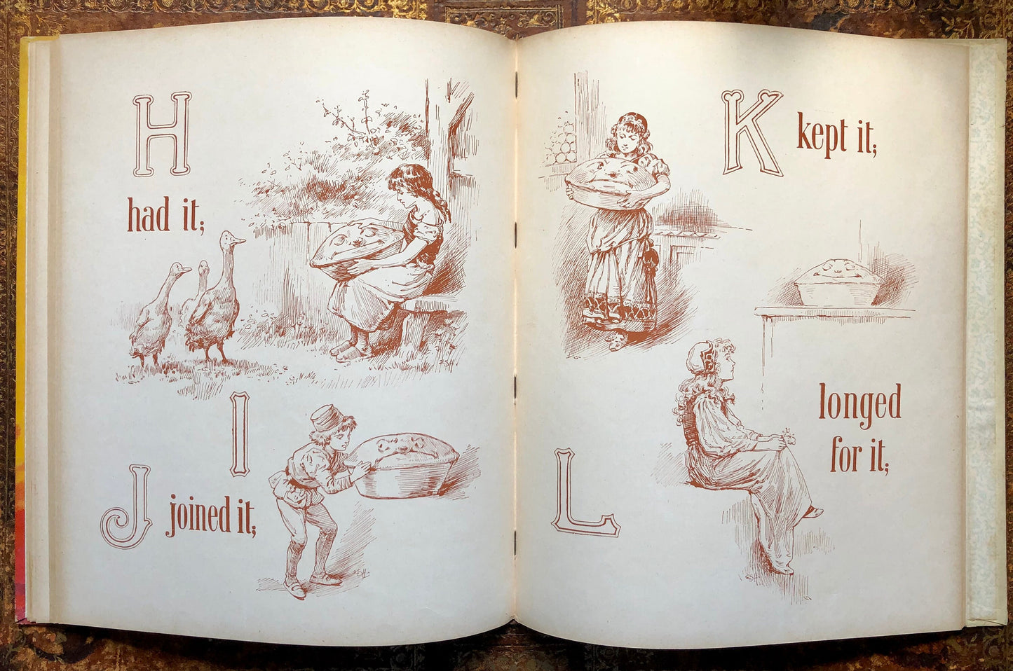 A Book For Little People. Nursery Rhymes and Pictures. Published by Ernest Nister. With 16 Full Page Colour Illustrations. 28 x 24 cms.