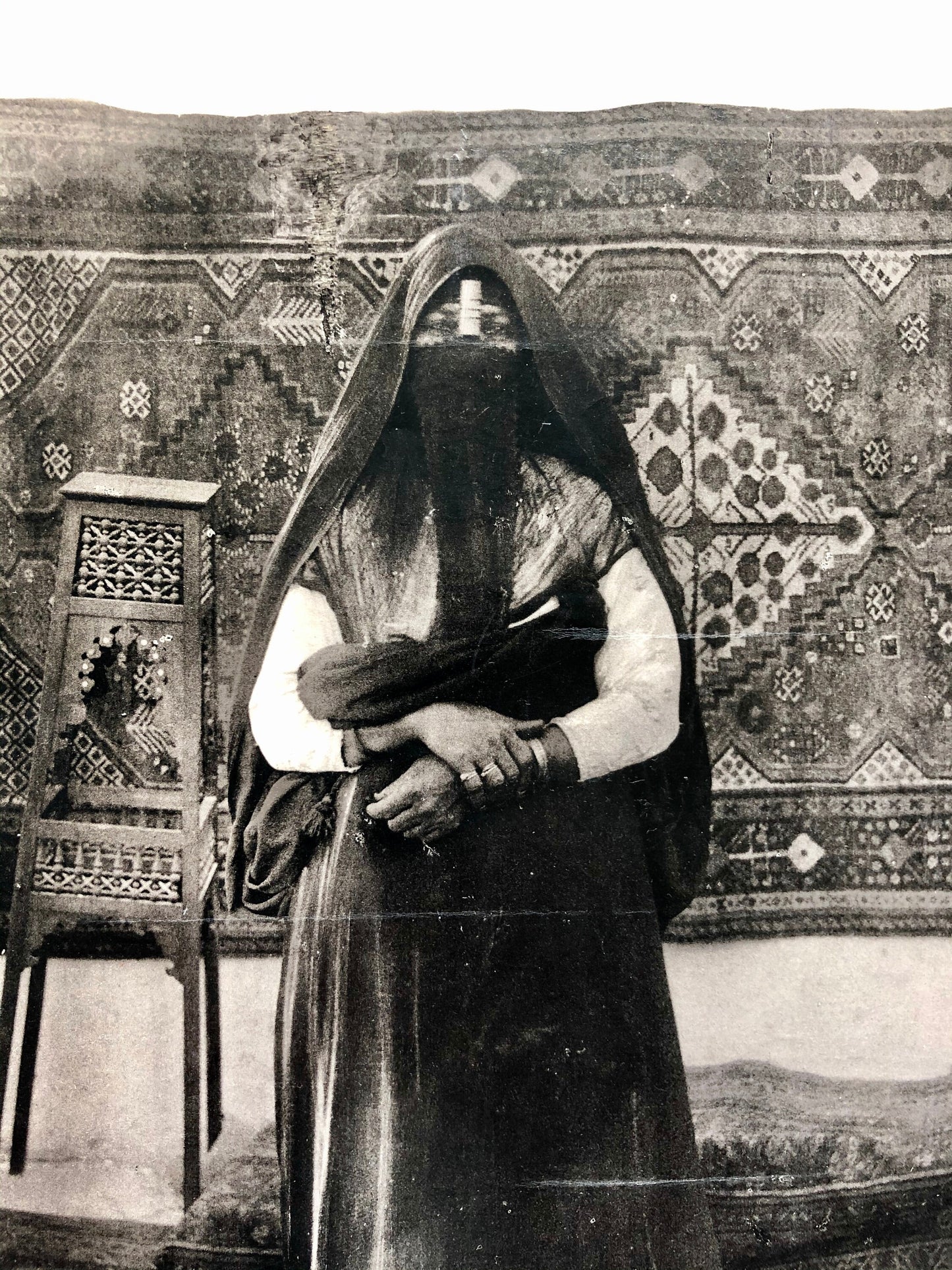 5 Antique Professional Souvenir Photographs by Schroeder & Cie of Zurich and Photoglob. With Arab and Native Subjects. 26.8 x 20.7 cms.