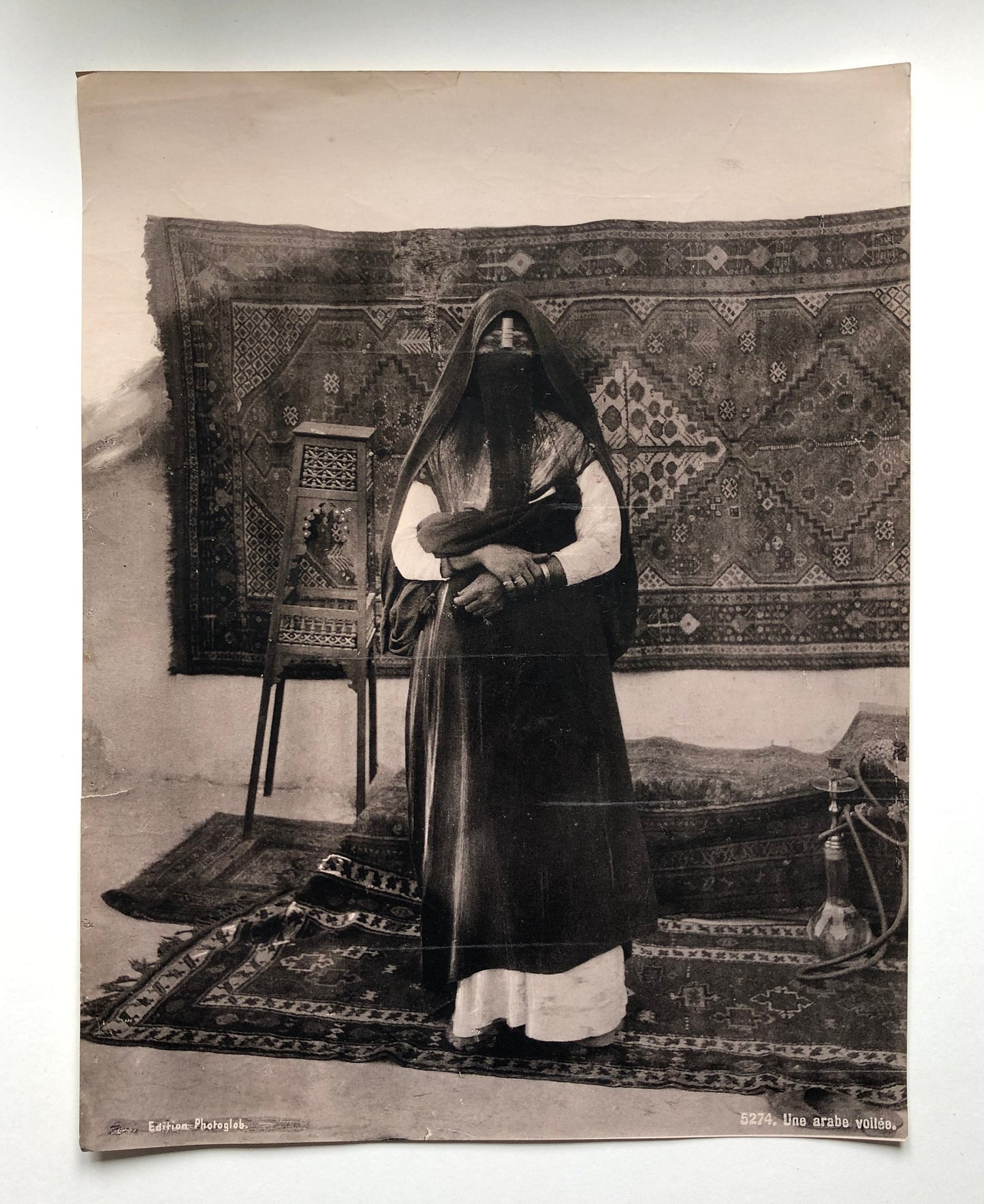 5 Antique Professional Souvenir Photographs by Schroeder & Cie of Zurich and Photoglob. With Arab and Native Subjects. 26.8 x 20.7 cms.