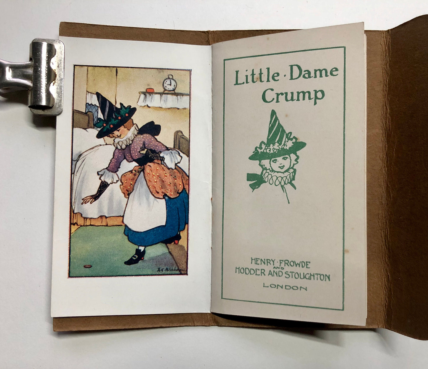 Little Dame Crump. A Tiny Book Published by Henry Frowde. Excellent Condition. Very Rare. 10.5 x 6 cms.