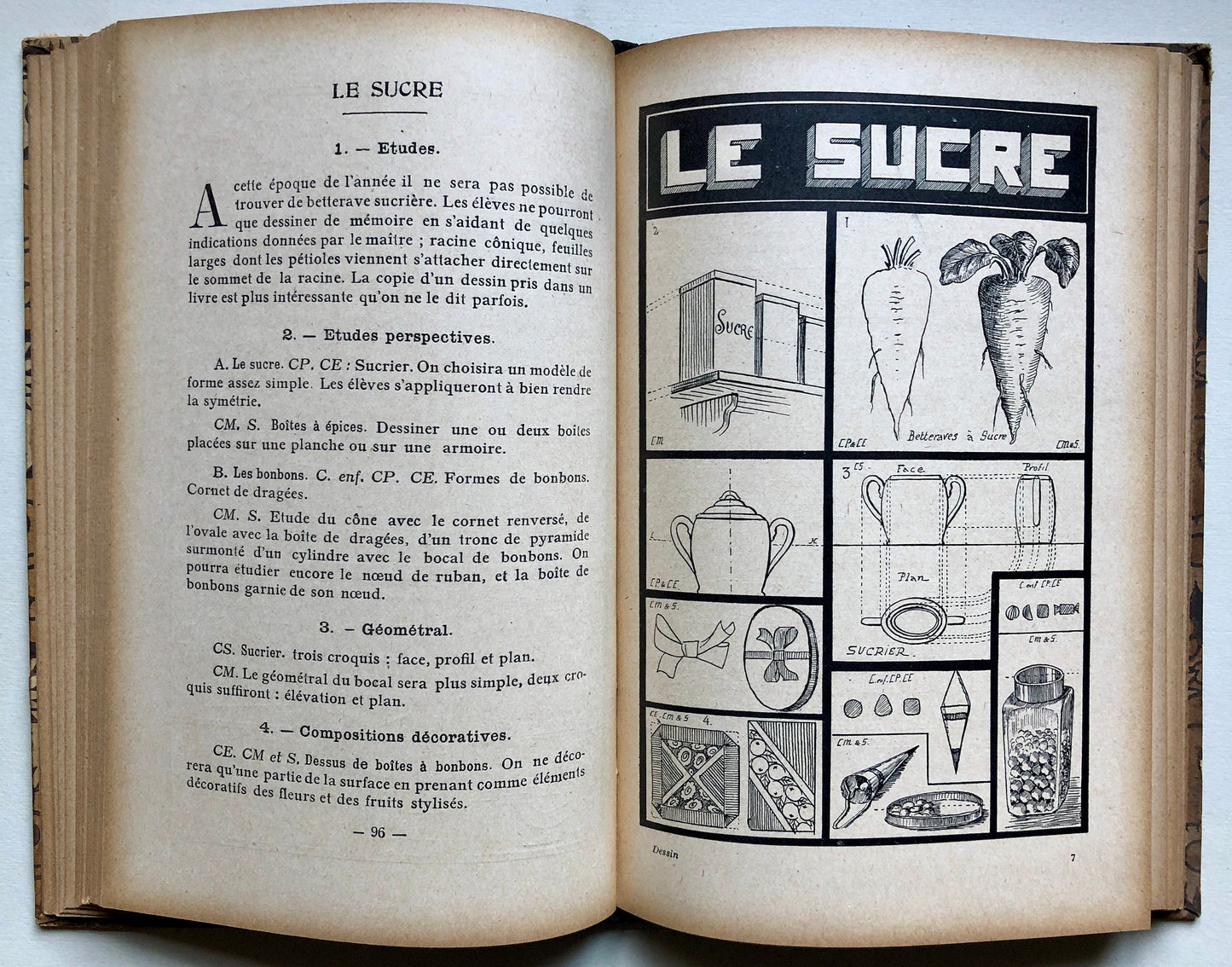 Le Dessin Couleur Du Temps by J. Beauvillain. A Guide to Drawing and Sourcebook for Artists and Makers. 99 Images. Published in 1936.