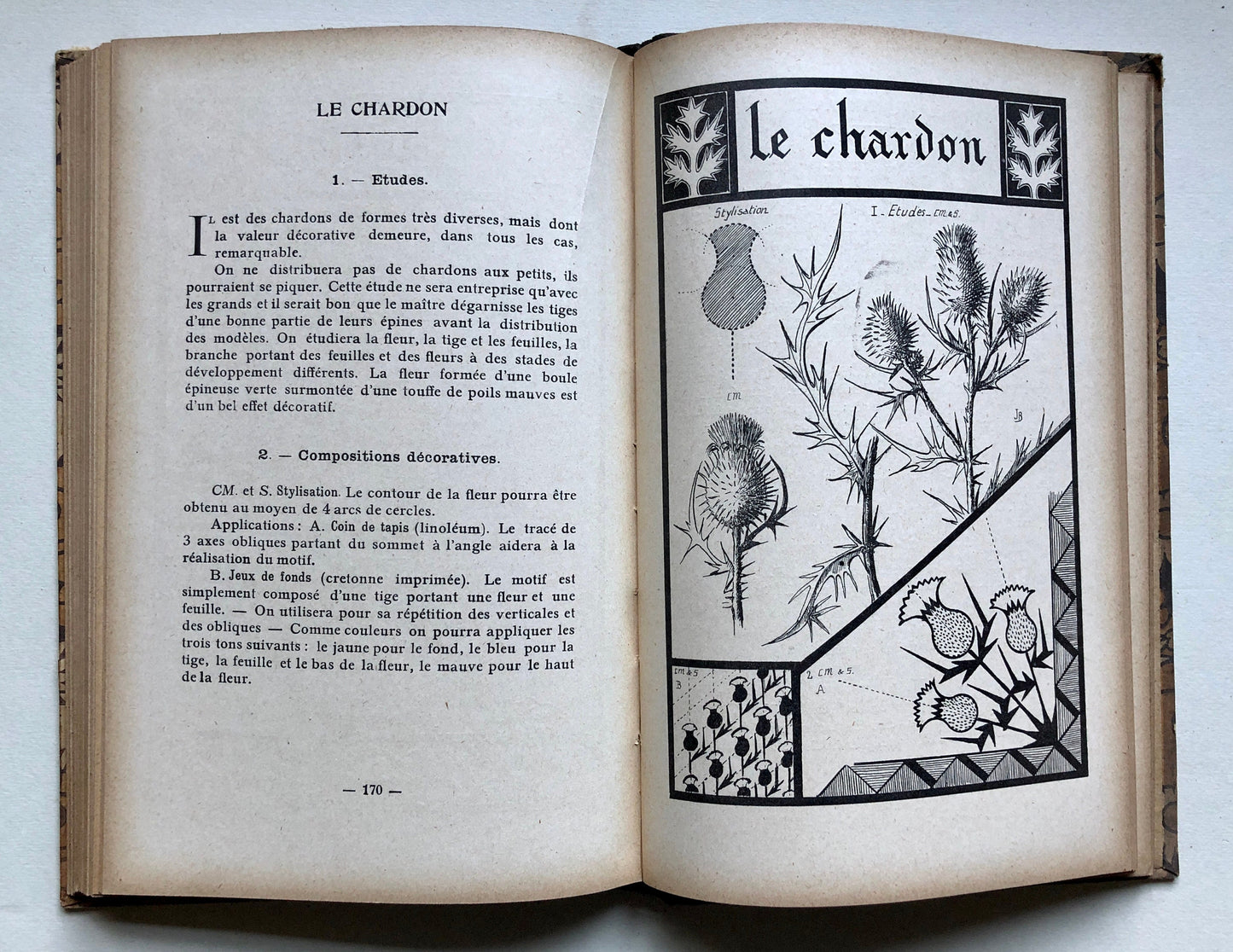 Le Dessin Couleur Du Temps by J. Beauvillain. A Guide to Drawing and Sourcebook for Artists and Makers. 99 Images. Published in 1936.