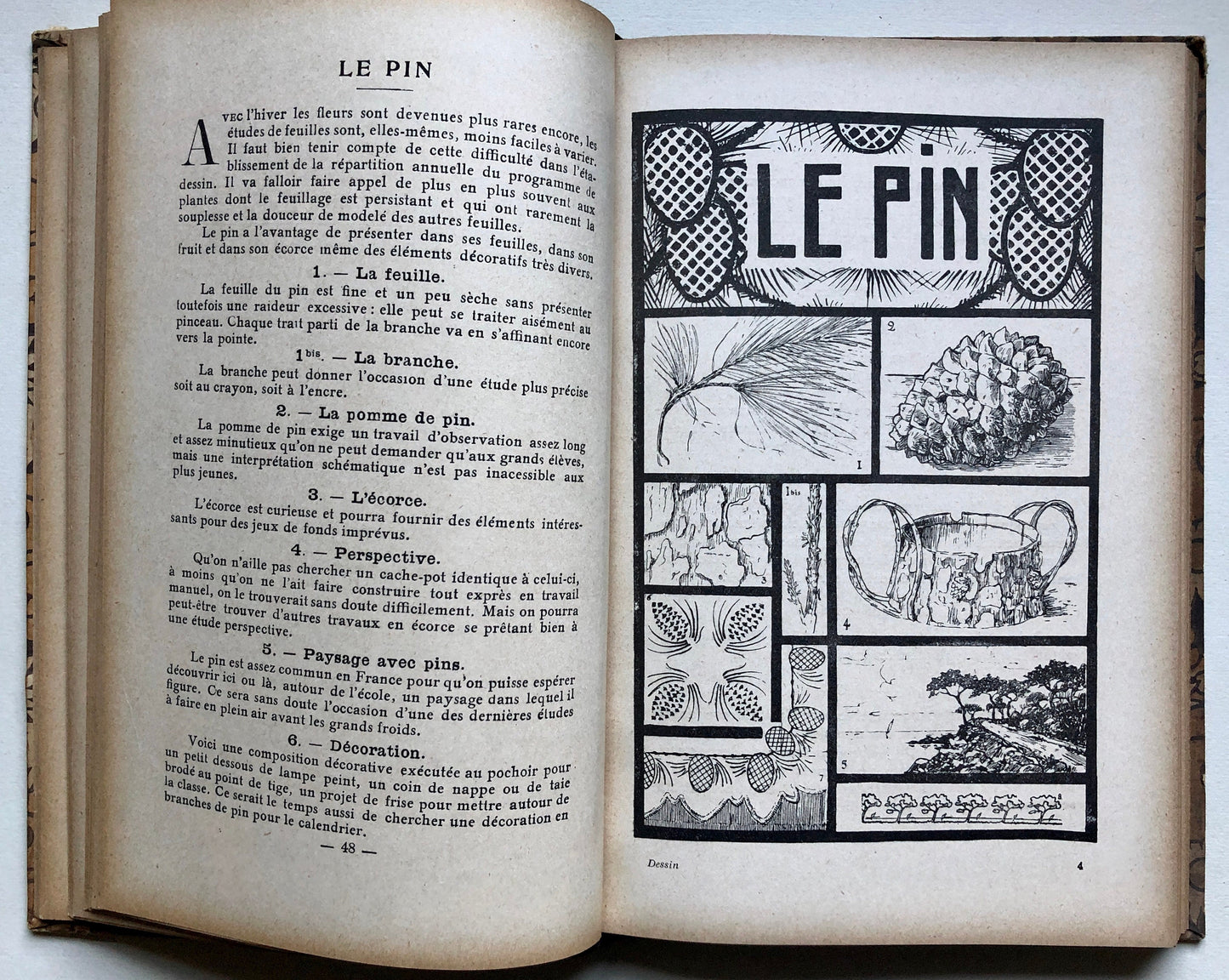 Le Dessin Couleur Du Temps by J. Beauvillain. A Guide to Drawing and Sourcebook for Artists and Makers. 99 Images. Published in 1936.