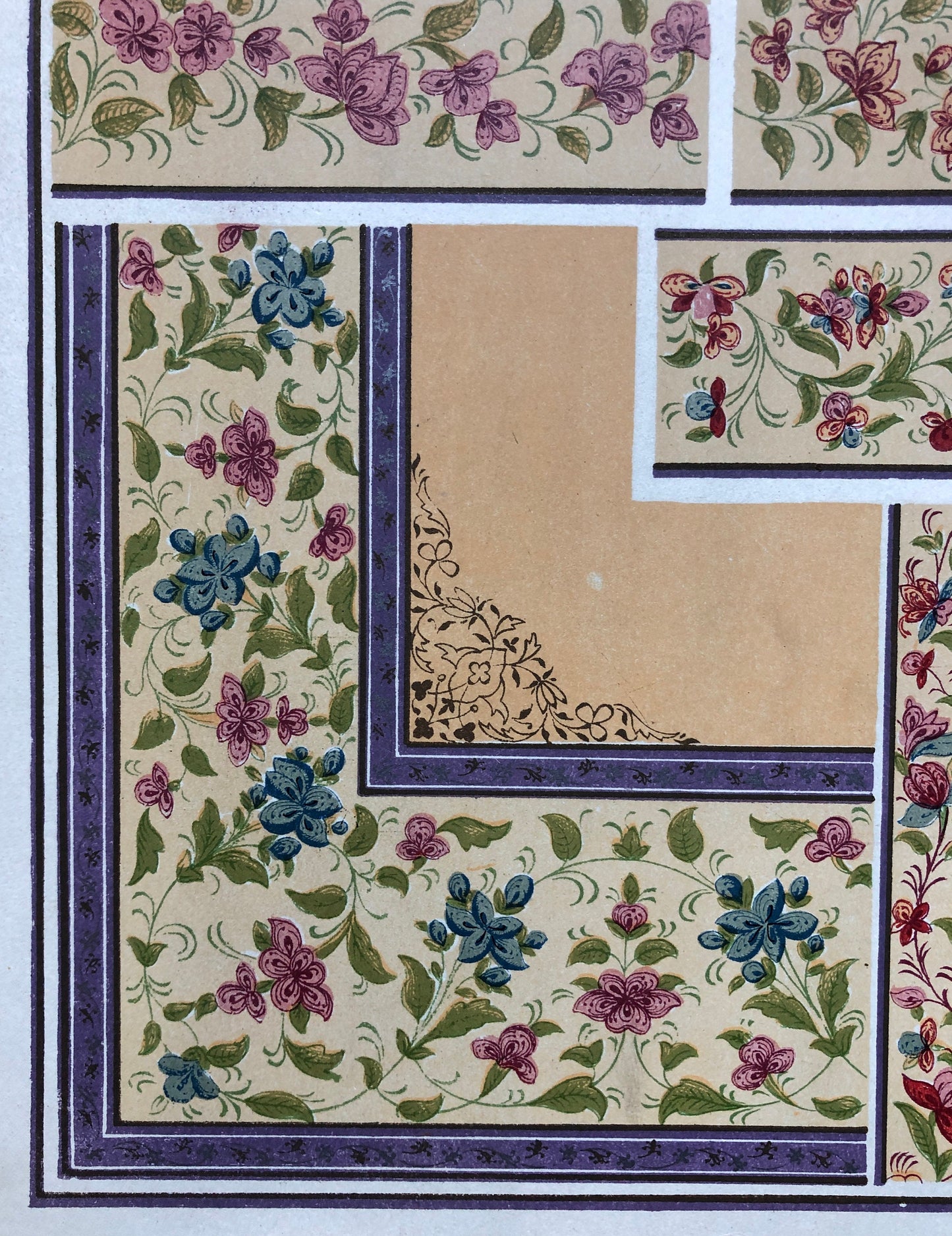 Persian Ornament. Plates 44, 45, 46, 47, 47* and 48. Six Original Plates From The Grammar of Ornament by Owen Jones (1809-68). 33 x 23 cms.
