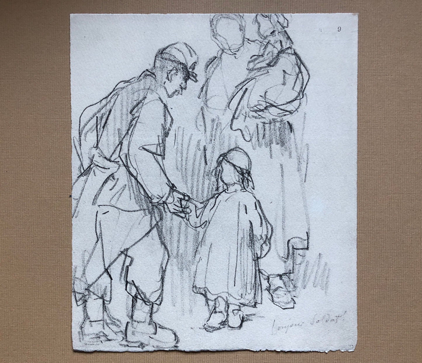 Croquis De Campagne by Bernard Naudin. Reproductions of 32 Pencil Sketches Produced During World War I. Published by R. Heleu in 1915.
