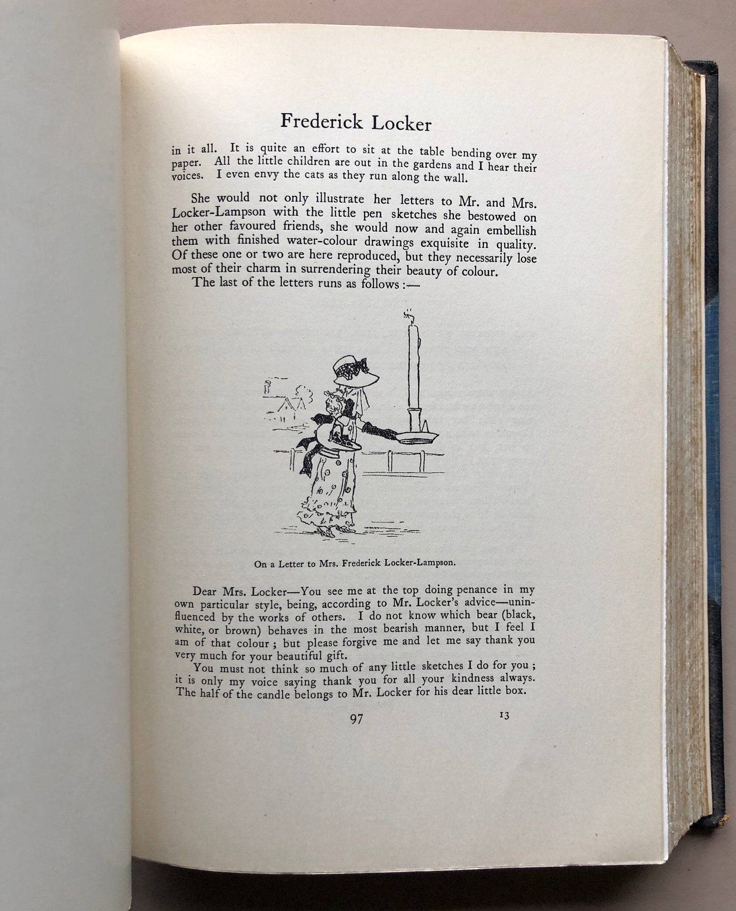 Kate Greenaway. A biography by M. H. Speilman and G. S. Layard. Published by Adam & Charles Black in 1905. 1st Edition. Finely Bound.