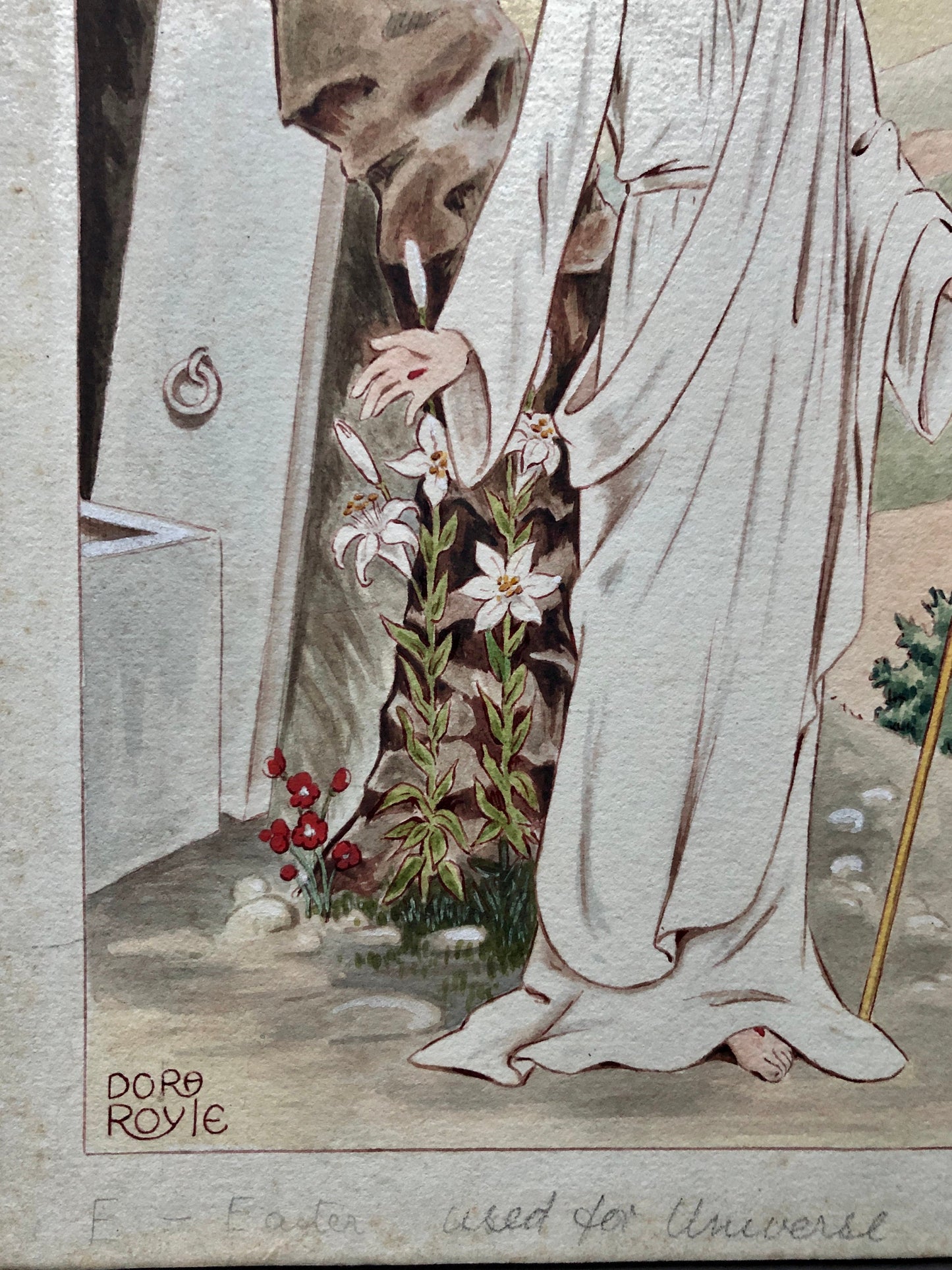 3 Original Illustrations For Children’s Books by Artist Dora Royle. Most Likely Dating From The 1940’s. Size: 19 x 27.5 cms.
