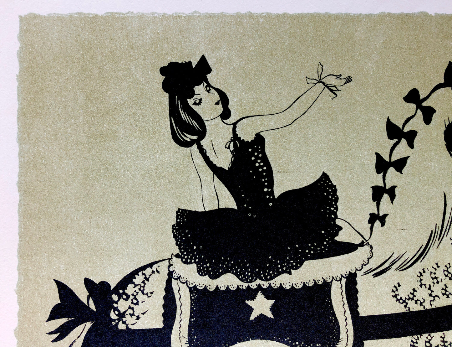 Le Repos De L’Ecuyére. An Original Lithograph from Panorama Du Cirque by Serge. One of only 1000 produced in 1944. Size: 23.8 x 29.7 cms.