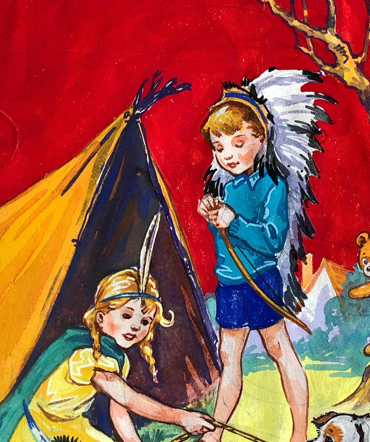An Original Illustrated Booklet. 13 Black & White and 2 Colour Pictures. From The 1950’s. Size: 25 x 21 cms.