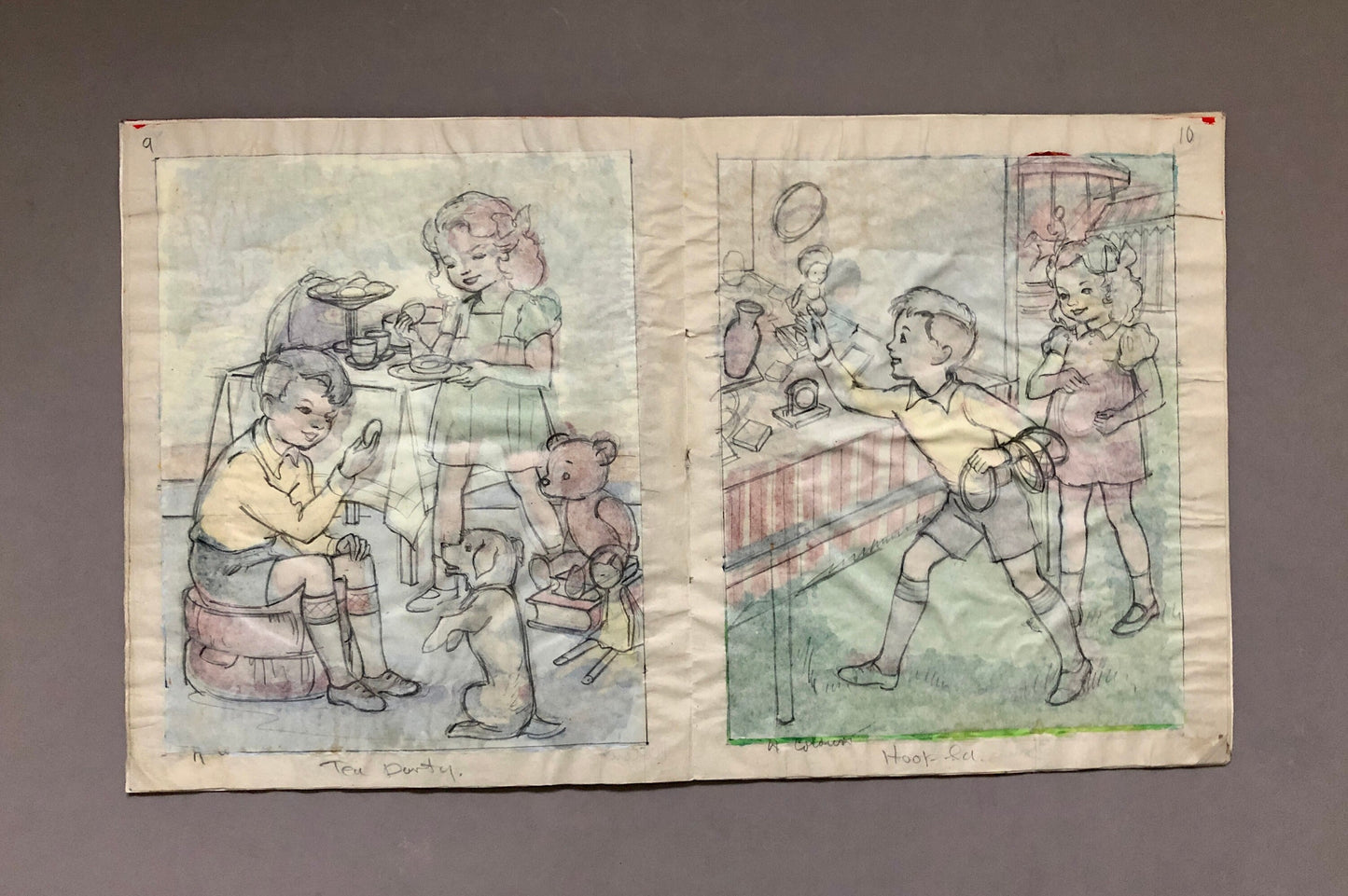 An Original Illustrated Booklet. 13 Black & White and 2 Colour Pictures. From The 1950’s. Size: 25 x 21 cms.
