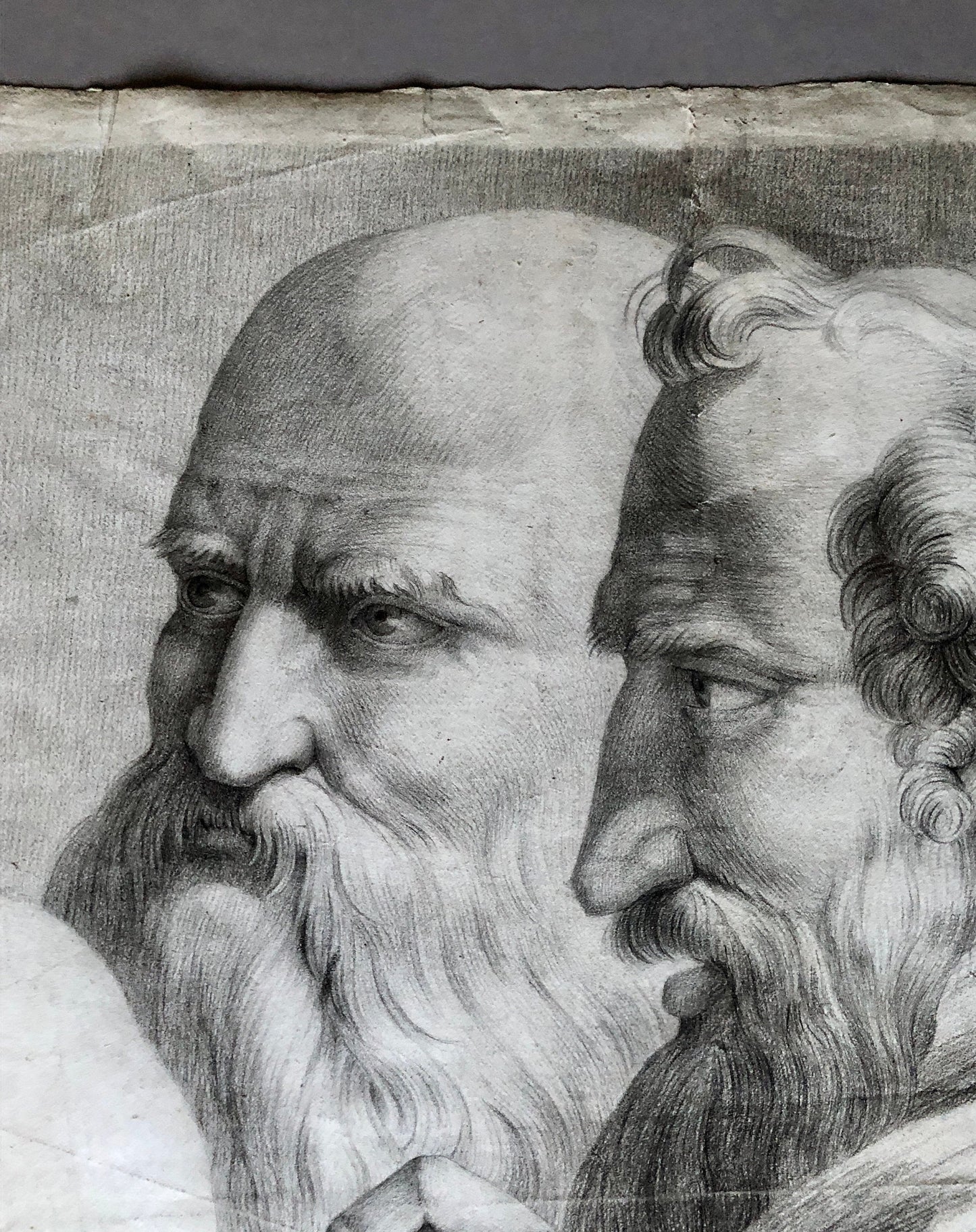 An Original Drawing. A Study for A Painting or Fresco. French. Mid 18th Century. Unsigned. Size: 44 x 60.5 cms.
