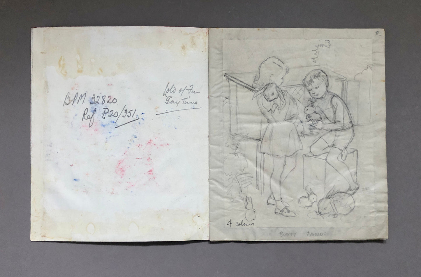An Original Illustrated Booklet. 13 Black & White and 2 Colour Pictures. From The 1950’s. Size: 25 x 21 cms.