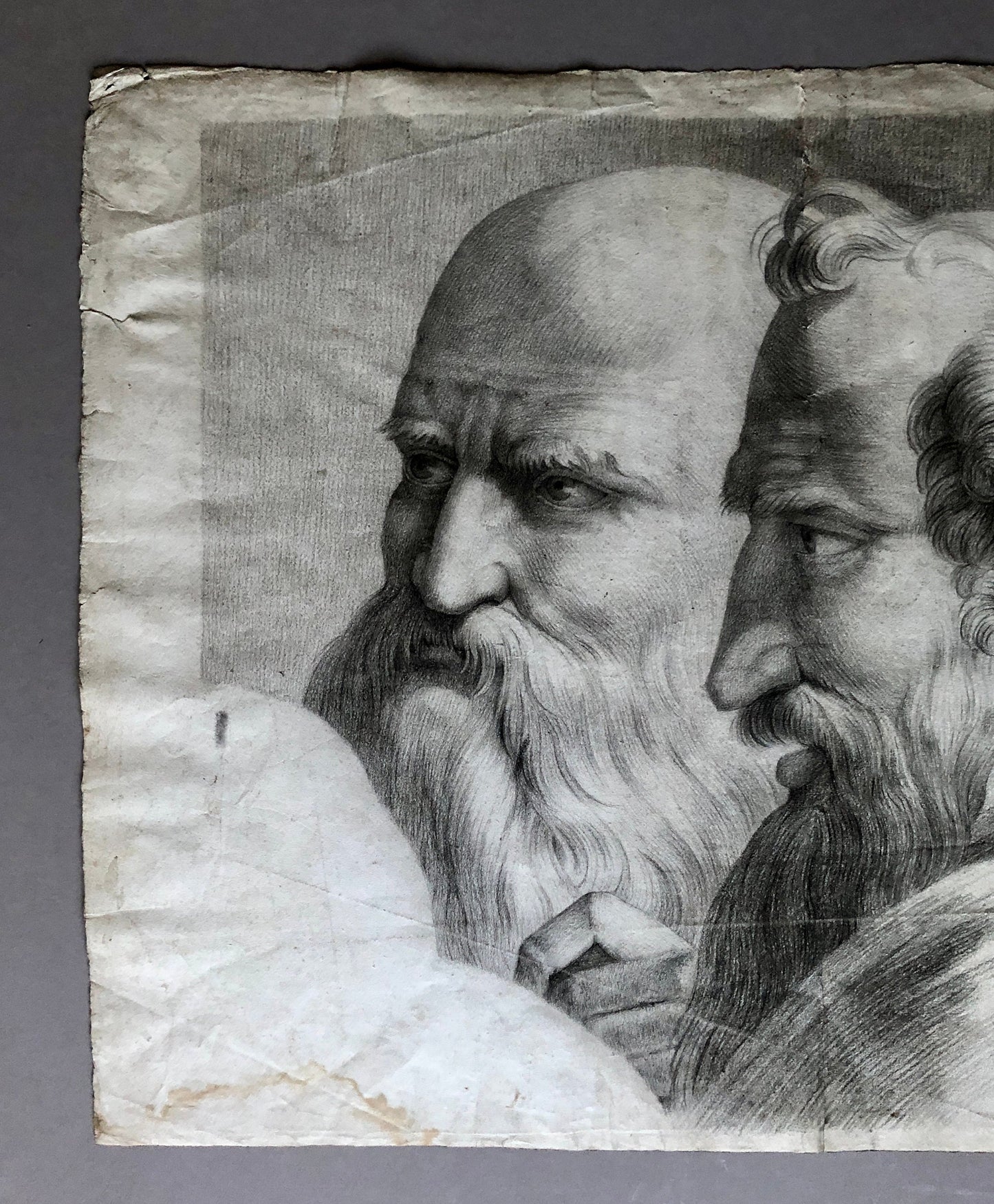 An Original Drawing. A Study for A Painting or Fresco. French. Mid 18th Century. Unsigned. Size: 44 x 60.5 cms.