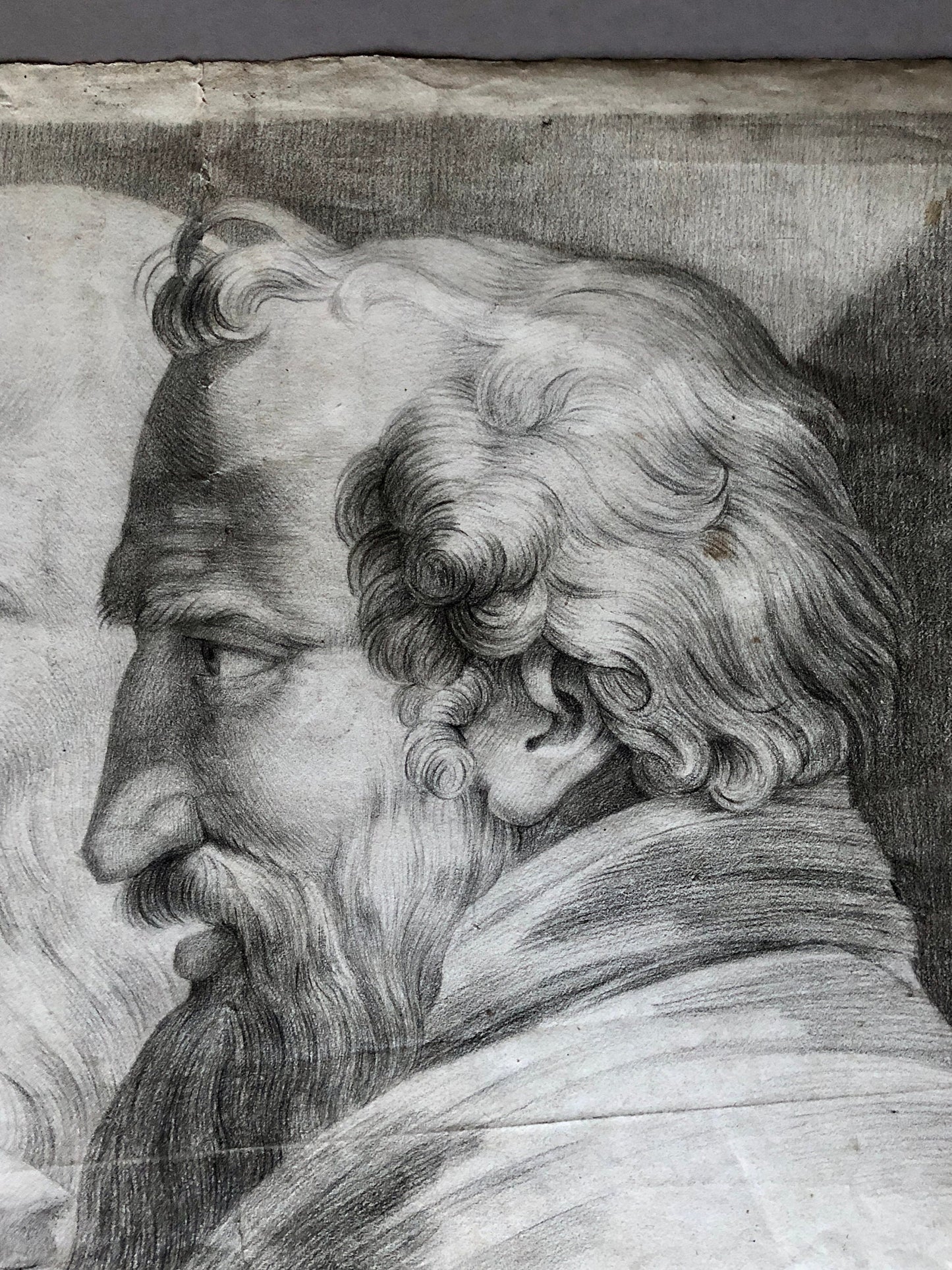 An Original Drawing. A Study for A Painting or Fresco. French. Mid 18th Century. Unsigned. Size: 44 x 60.5 cms.