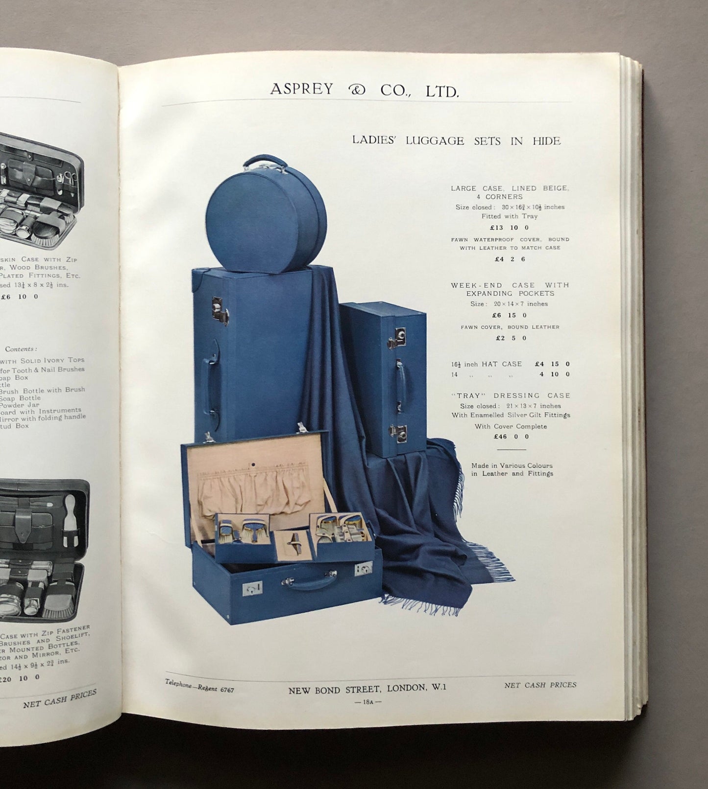 An Asprey Catalogue Dating From 1939. 241 pages. 42 full-page Colour. Size: 29 x 23 cms.