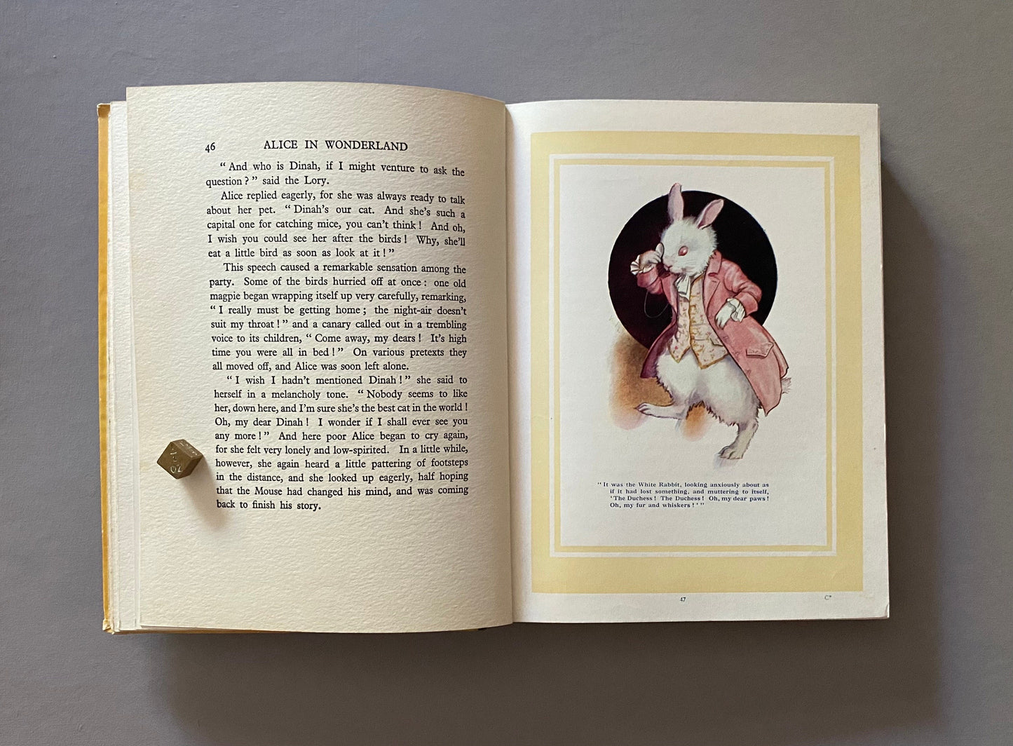 Alice’s Adventures in Wonderland. By Lewis Carroll. With 24 Colour Plates by Margaret W. Tarrant. Ward, Lock & Co. Published in the 1920s.