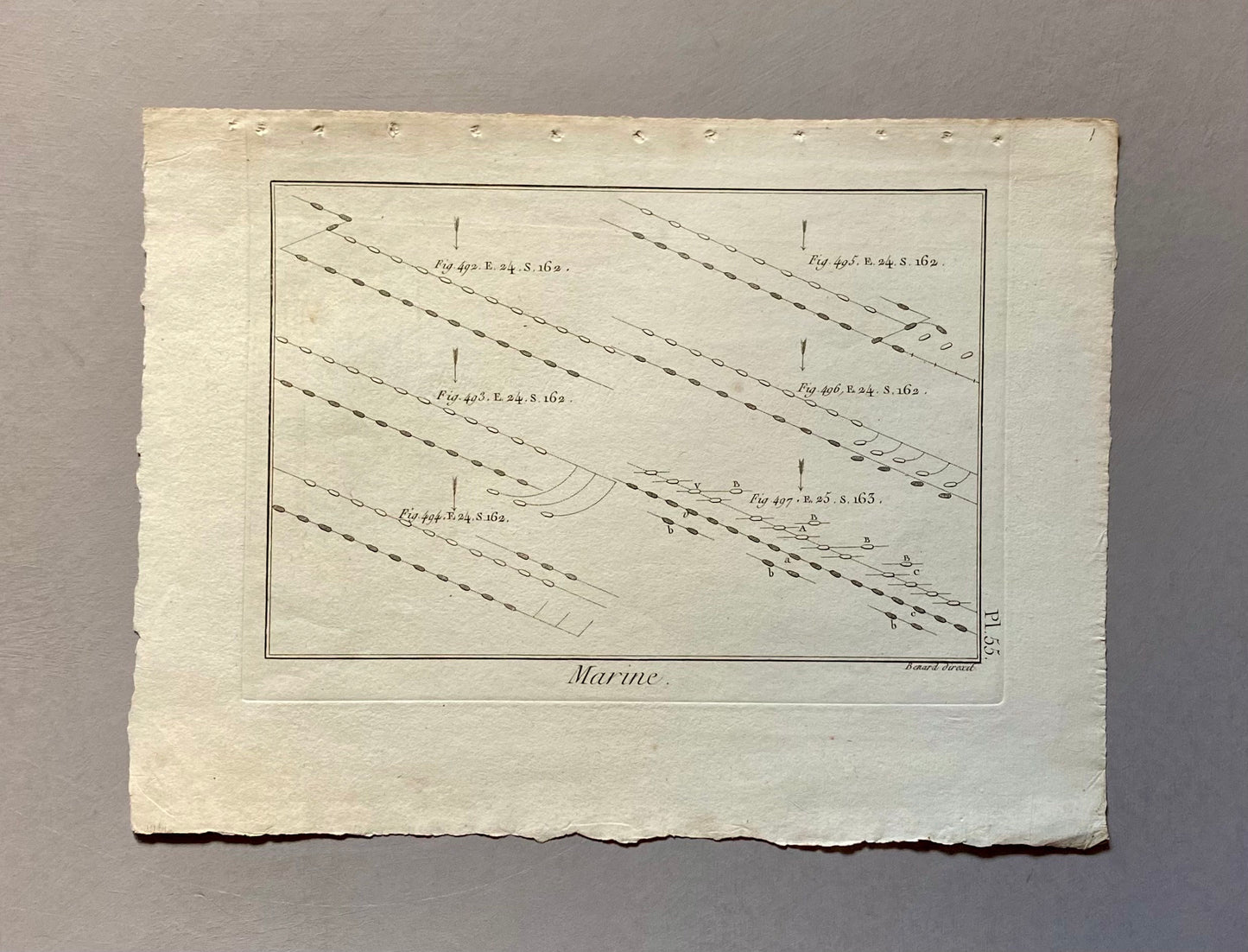 Marine. Ships and Sailing. A Quantity of 102 Black and White Engravings By Bernard Direxet. French. 1780-1830. Largest image: 32 x 59 cms.