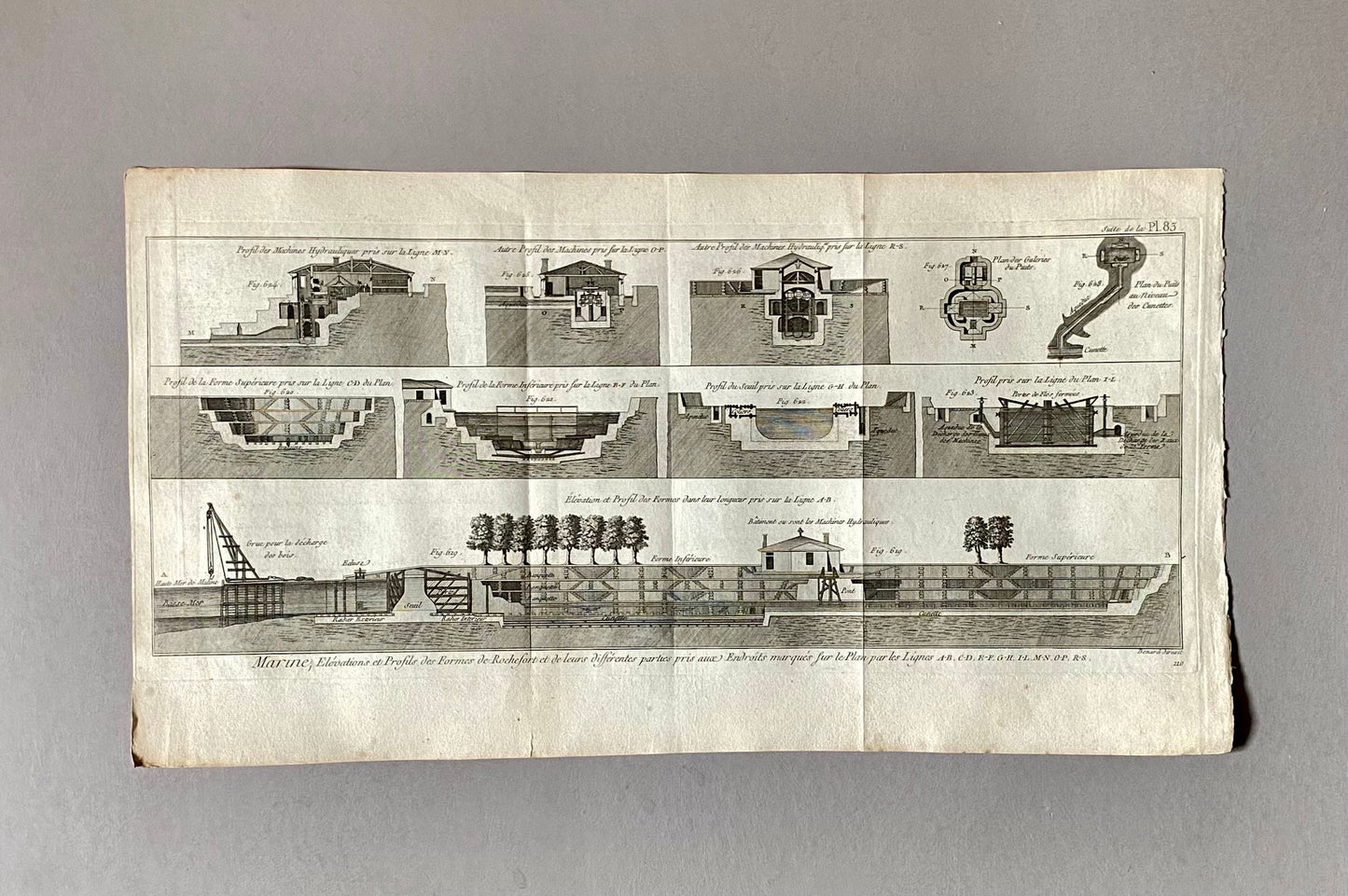 Marine. Ships and Sailing. A Quantity of 102 Black and White Engravings By Bernard Direxet. French. 1780-1830. Largest image: 32 x 59 cms.