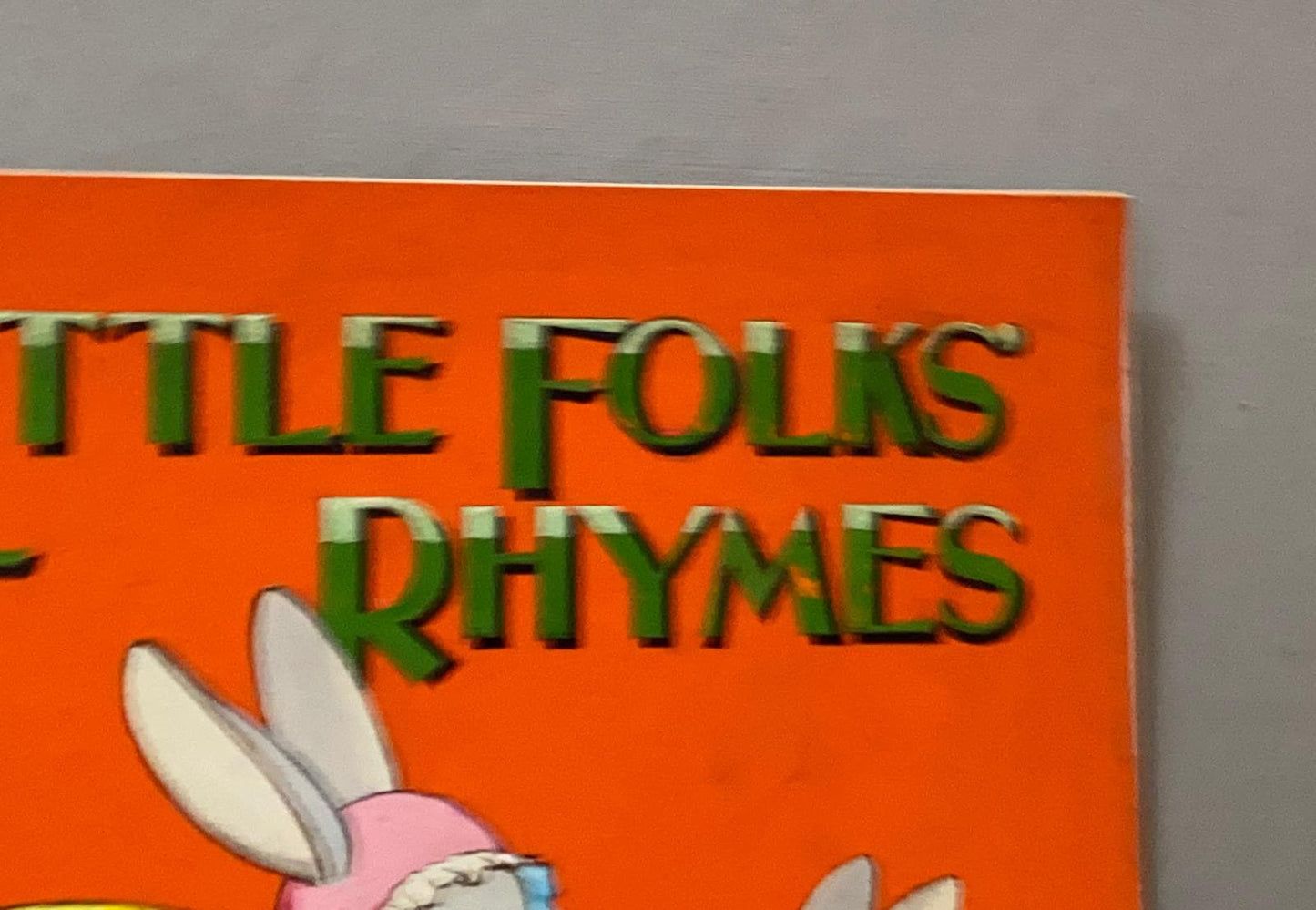 Little Folks Rhymes. An Original Illustration For A Children's Book. Medium: Gouache. Circa 1950.