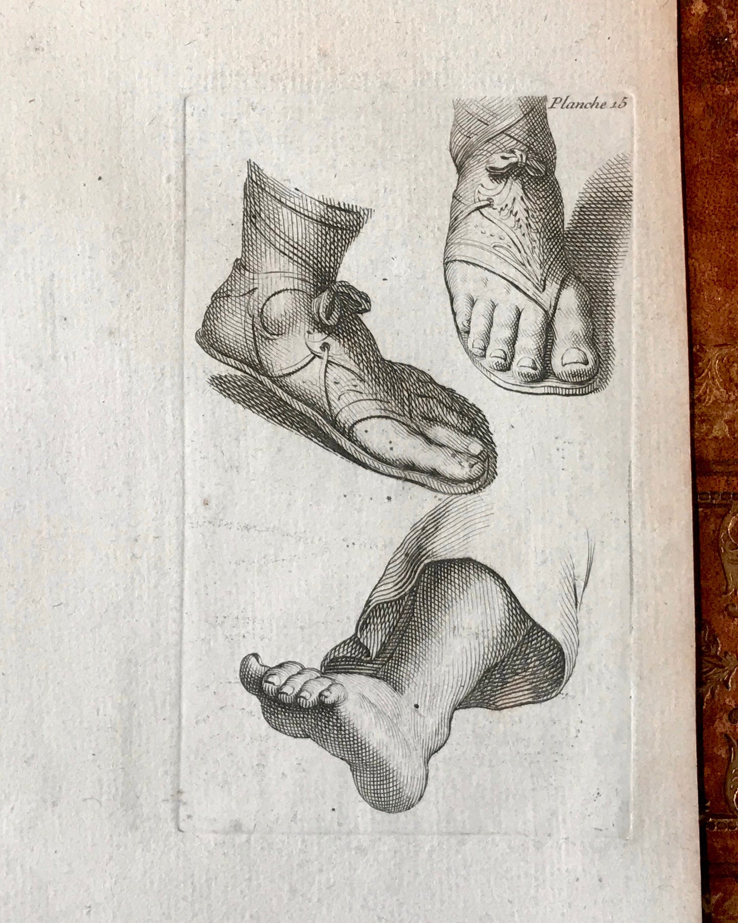 An Original Engraving from The ‘Nouvelle Methode Pour Apprendre a Dessiner Sans Maitre”. French. 1740. Size 29 x23 cms