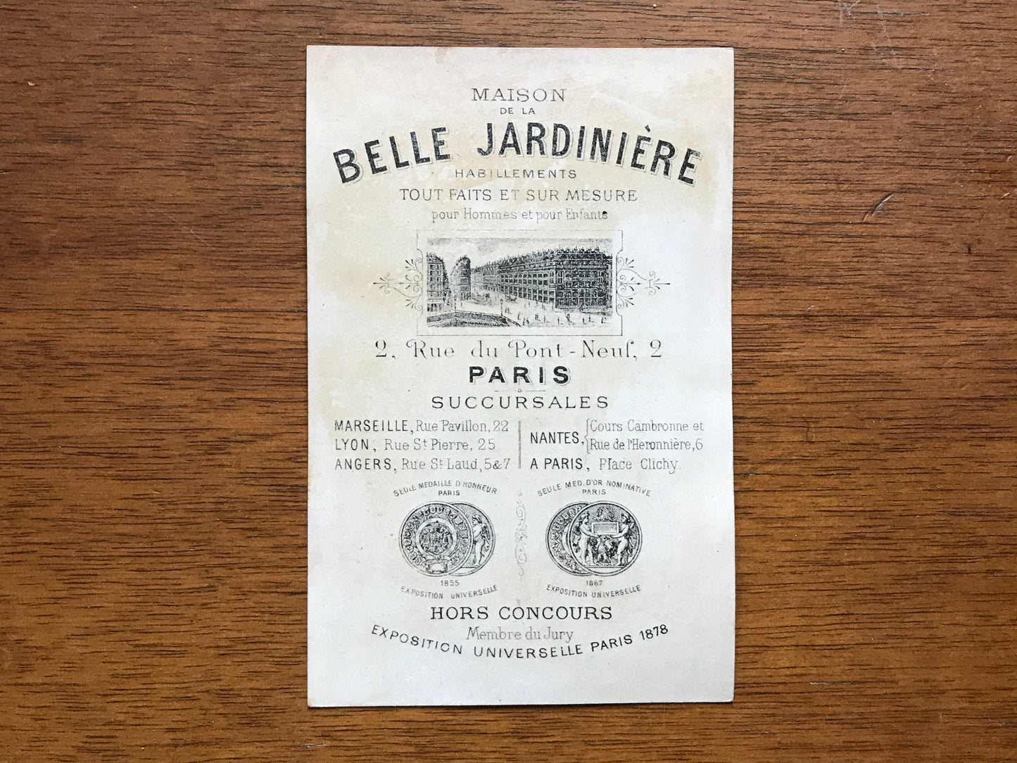 A Set of 8 French Trade Cards. Featuring conductors illustrating the mood of the music played. Dated 1878. Size: 12 x 8 cms.