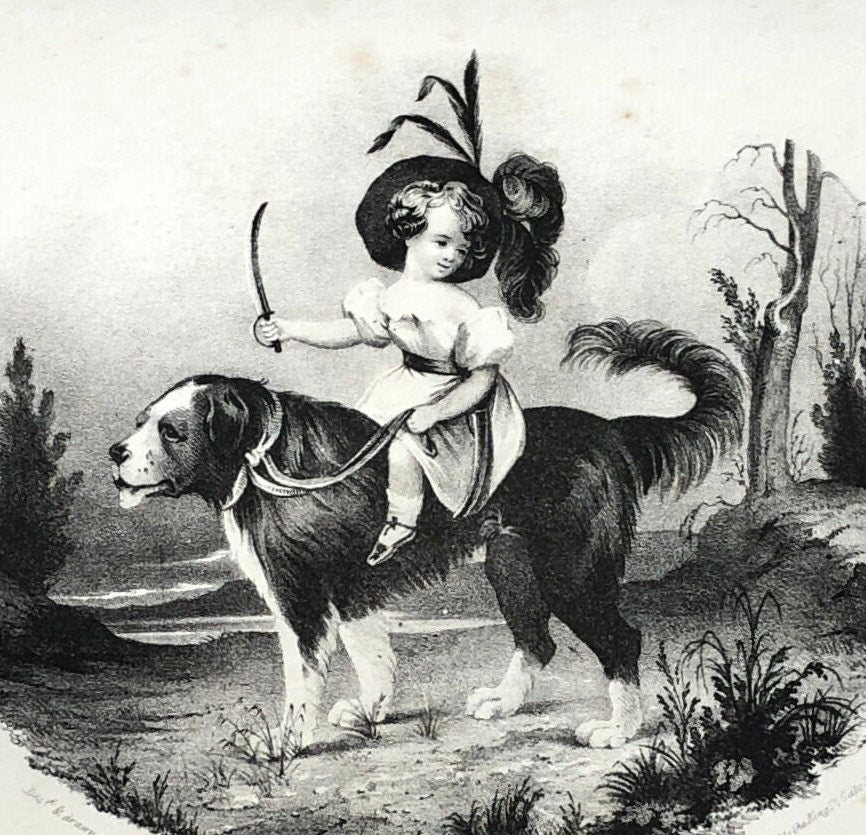 The Young Cavalier. An Original Georgian Engraving by M O’Connor. Published in London in the Early 1800’s. Size: 23 x 27.8cms.