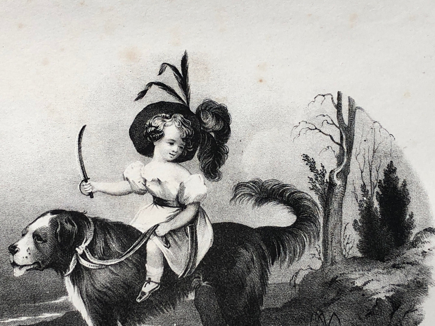 The Young Cavalier. An Original Georgian Engraving by M O’Connor. Published in London in the Early 1800’s. Size: 23 x 27.8cms.