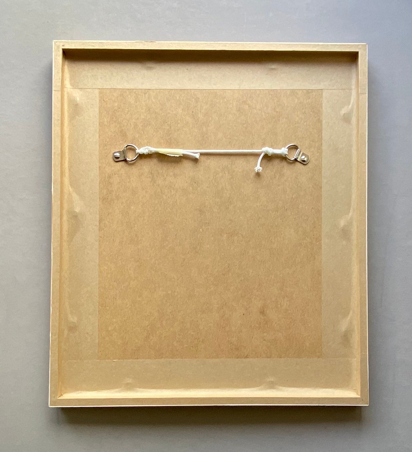 Ivy Convolvlus. An Antique Embossed Paper Image. With Poem in Black Script. Framed Using Clear Glass in a Limed Frame. Size: 35 x 30.5 cms.