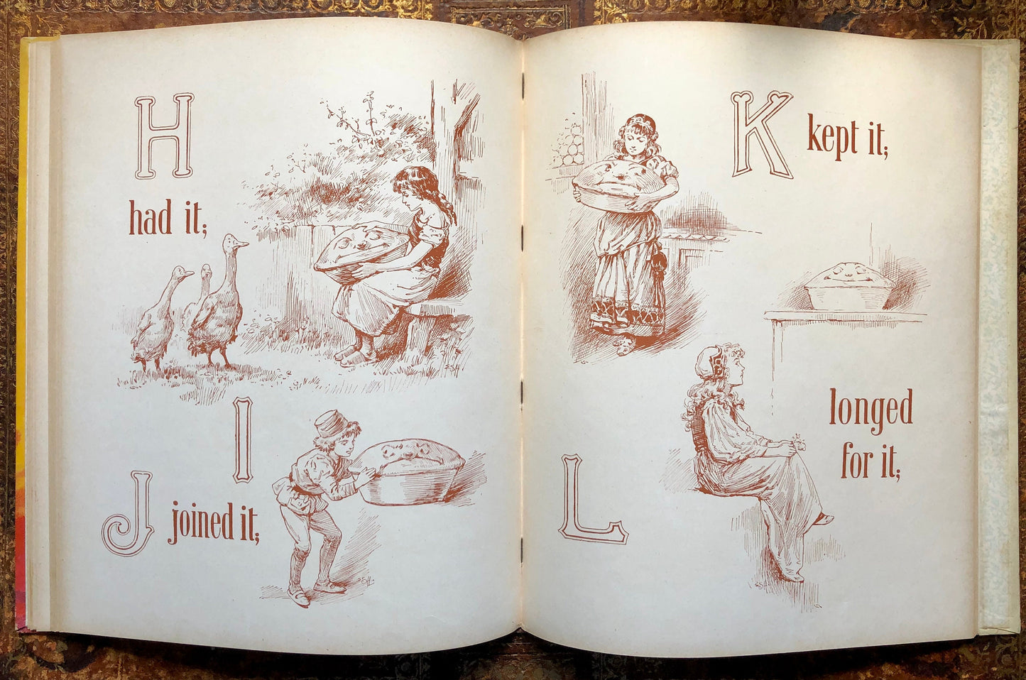 A Book For Little People. Nursery Rhymes and Pictures. Published by Ernest Nister. With 16 Full Page Colour Illustrations. 28 x 24 cms.