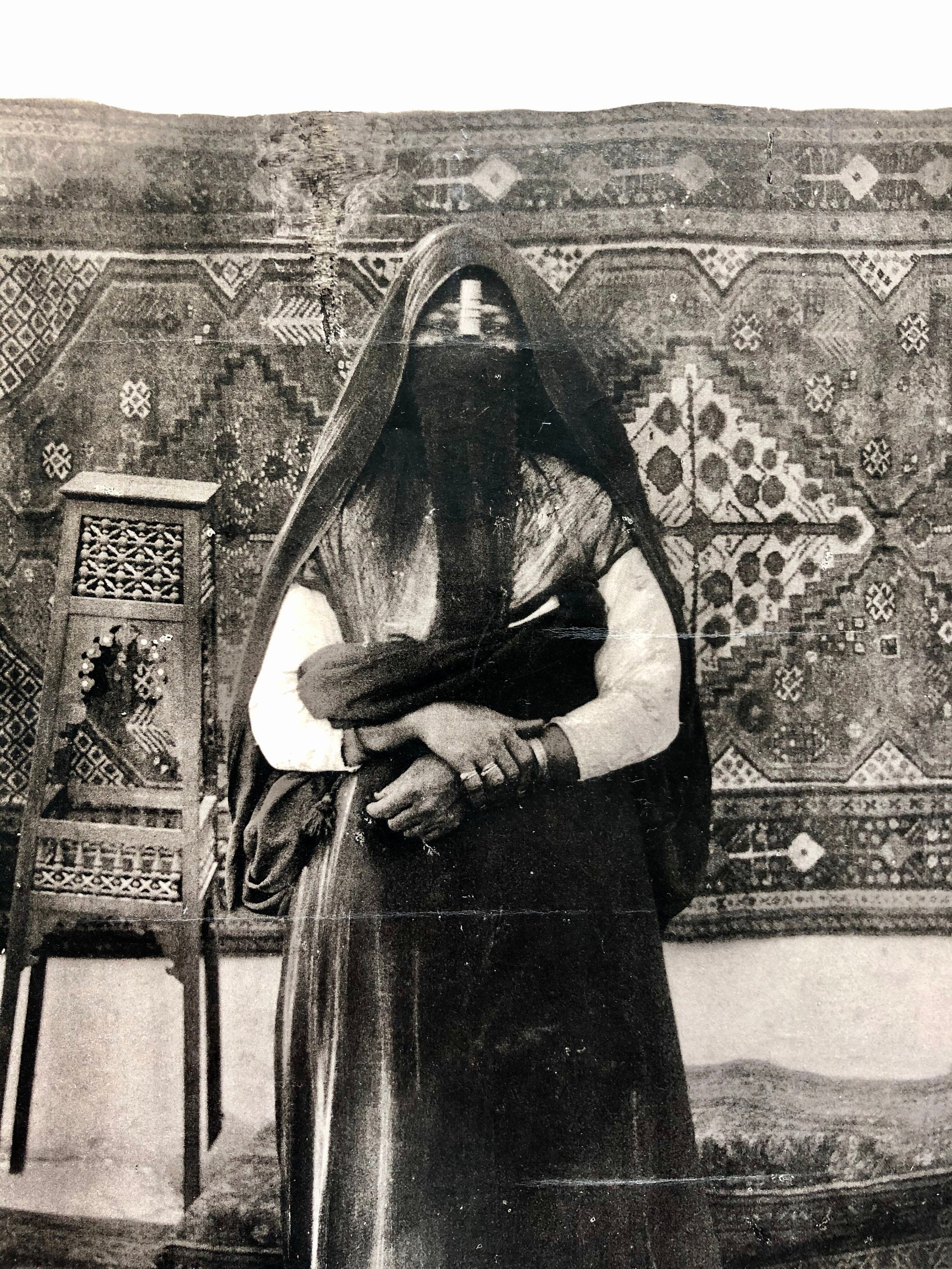 5 Antique Professional Souvenir Photographs by Schroeder & Cie of Zurich and Photoglob. With Arab and Native Subjects. 26.8 x 20.7 cms.