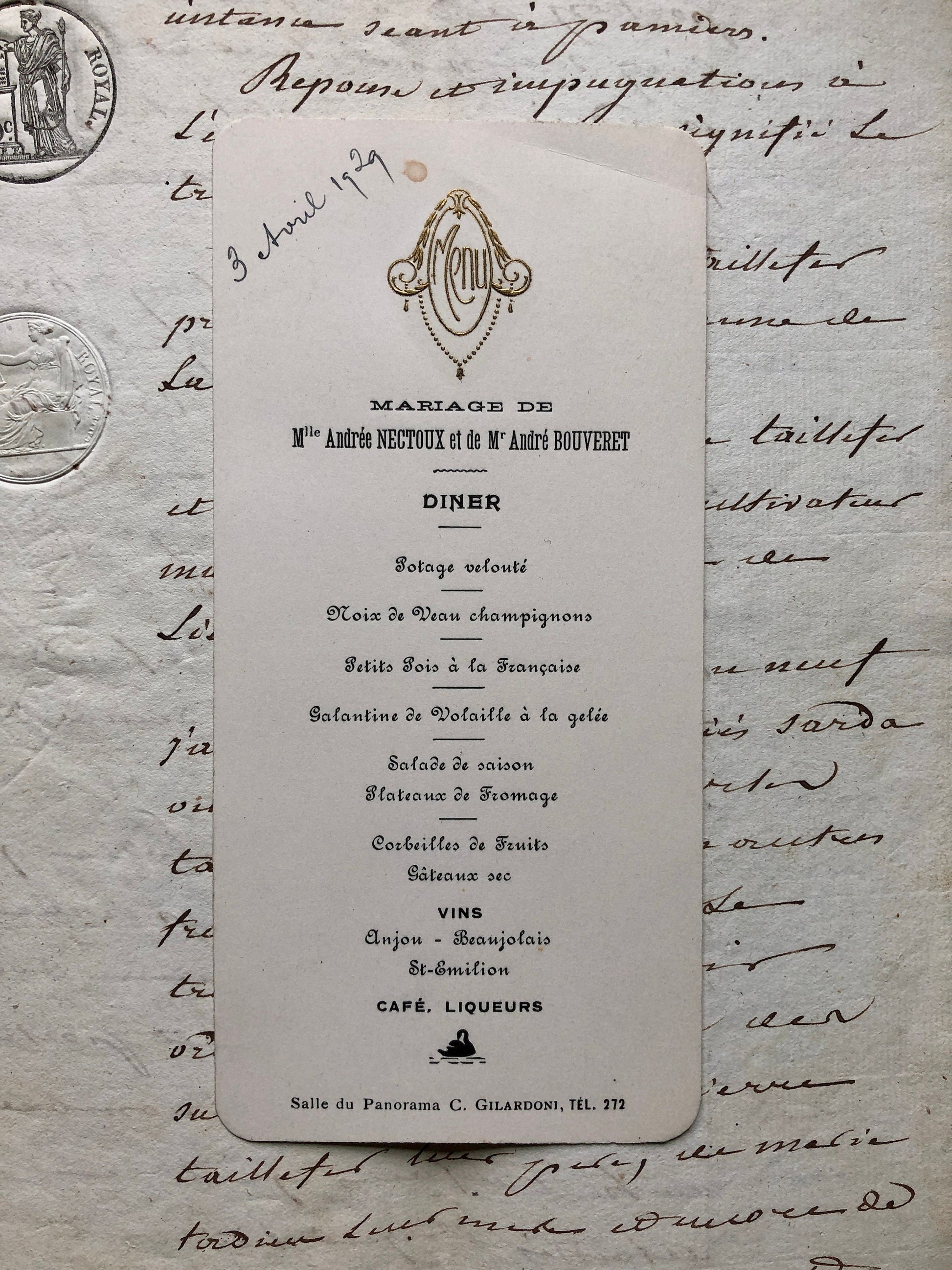 A Generous Quantity of Antique French Papers, Cards and Engravings. 1800’s and 1900’s. For collage and decorative purposes.