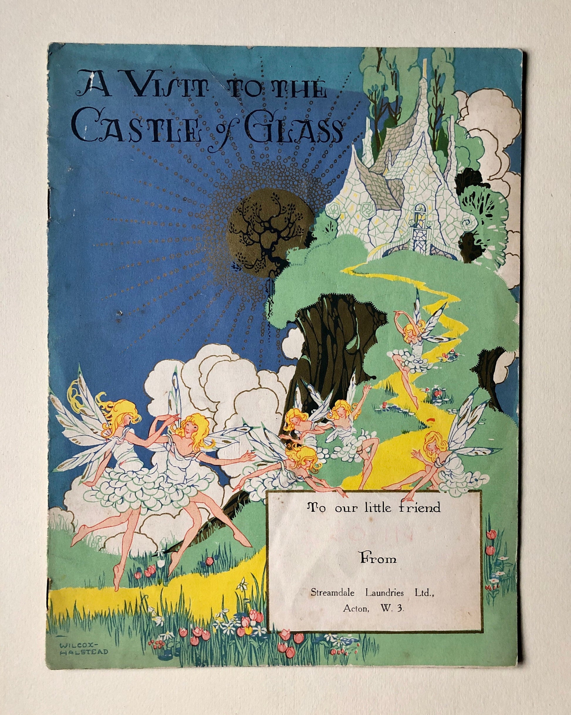 A Visit To The Castle of Glass. An 8 Page Advertising Booklet From Steamdale Laundries Limited. Illustrated by Wilcox-Halstead. 1920’s.