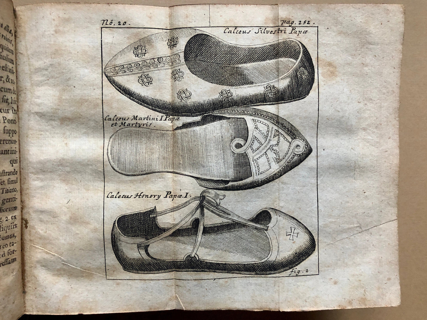 De Calceo Antiquo by B. Balduninus. An Ancient Book About Shoes. With 20 engravings. Size: 14.5 x 8 cms.