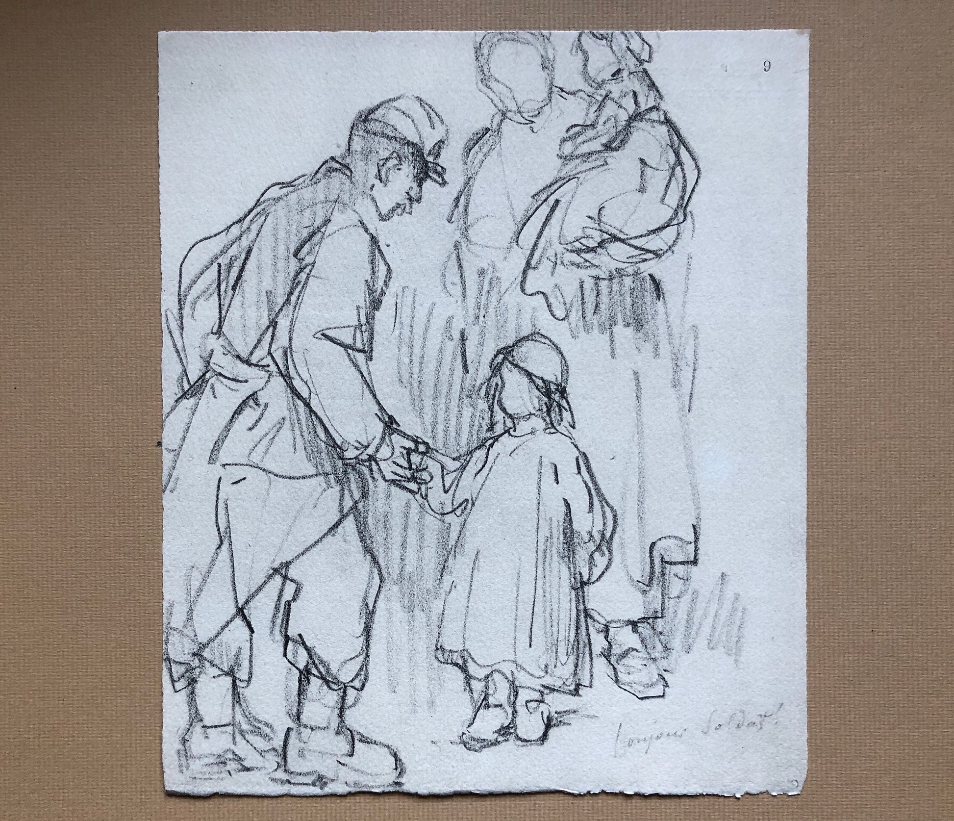 Croquis De Campagne by Bernard Naudin. Reproductions of 32 Pencil Sketches Produced During World War I. Published by R. Heleu in 1915.