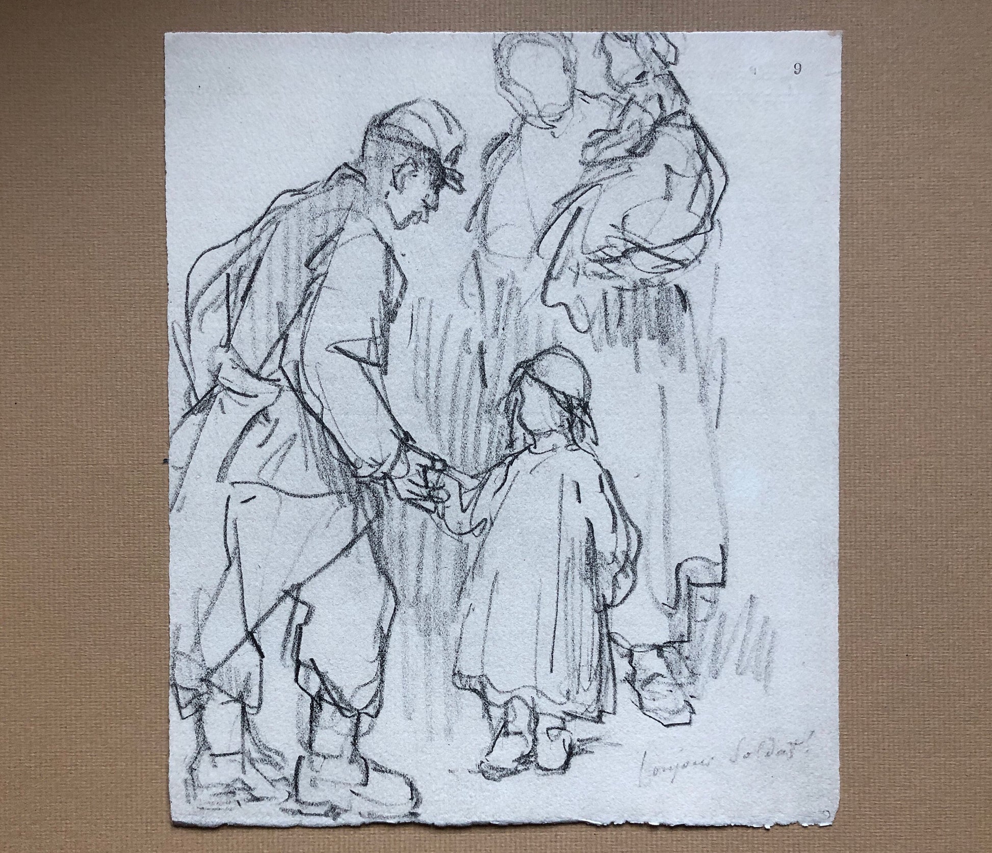 Croquis De Campagne by Bernard Naudin. Reproductions of 32 Pencil Sketches Produced During World War I. Published by R. Heleu in 1915.