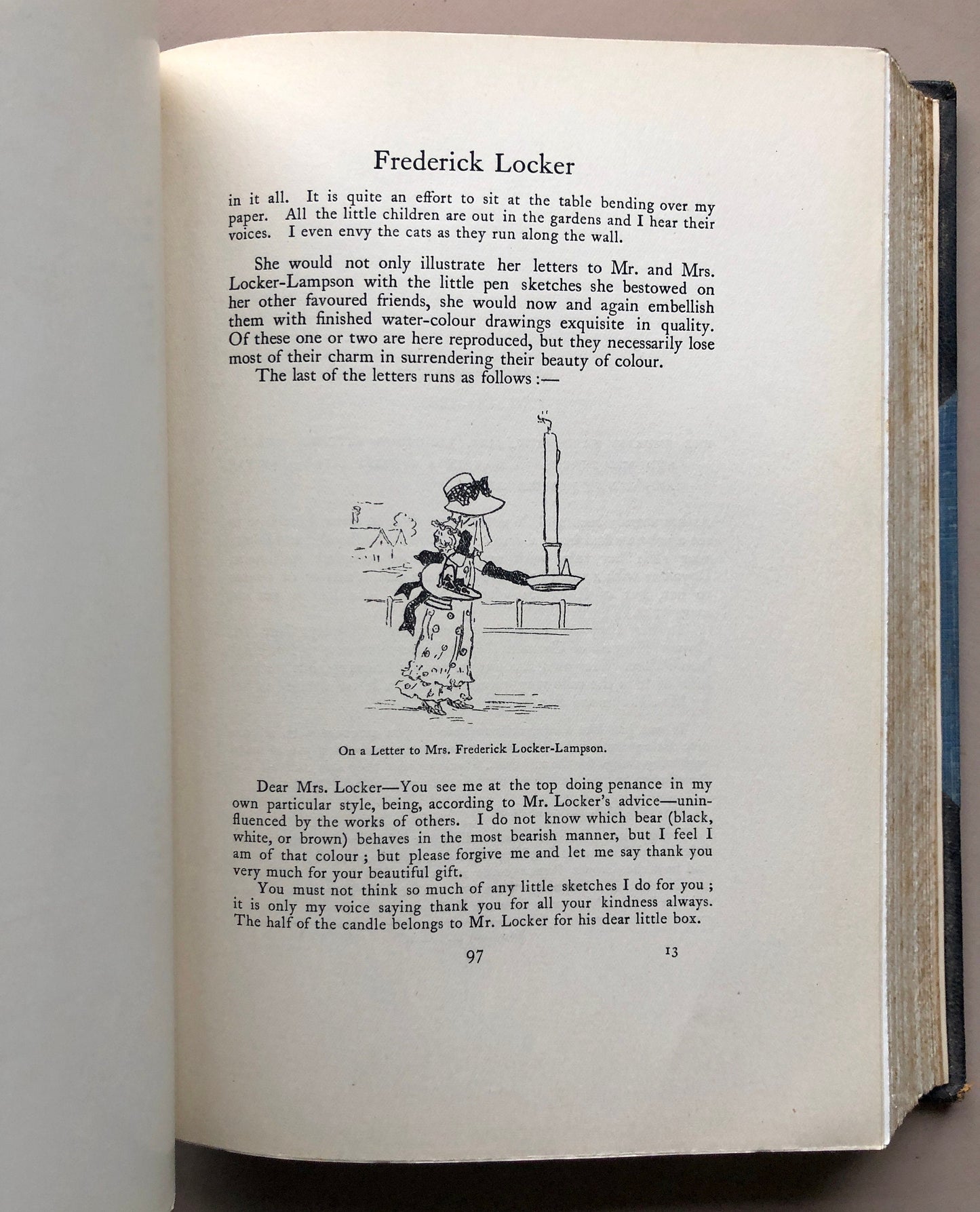Kate Greenaway. A biography by M. H. Speilman and G. S. Layard. Published by Adam & Charles Black in 1905. 1st Edition. Finely Bound.