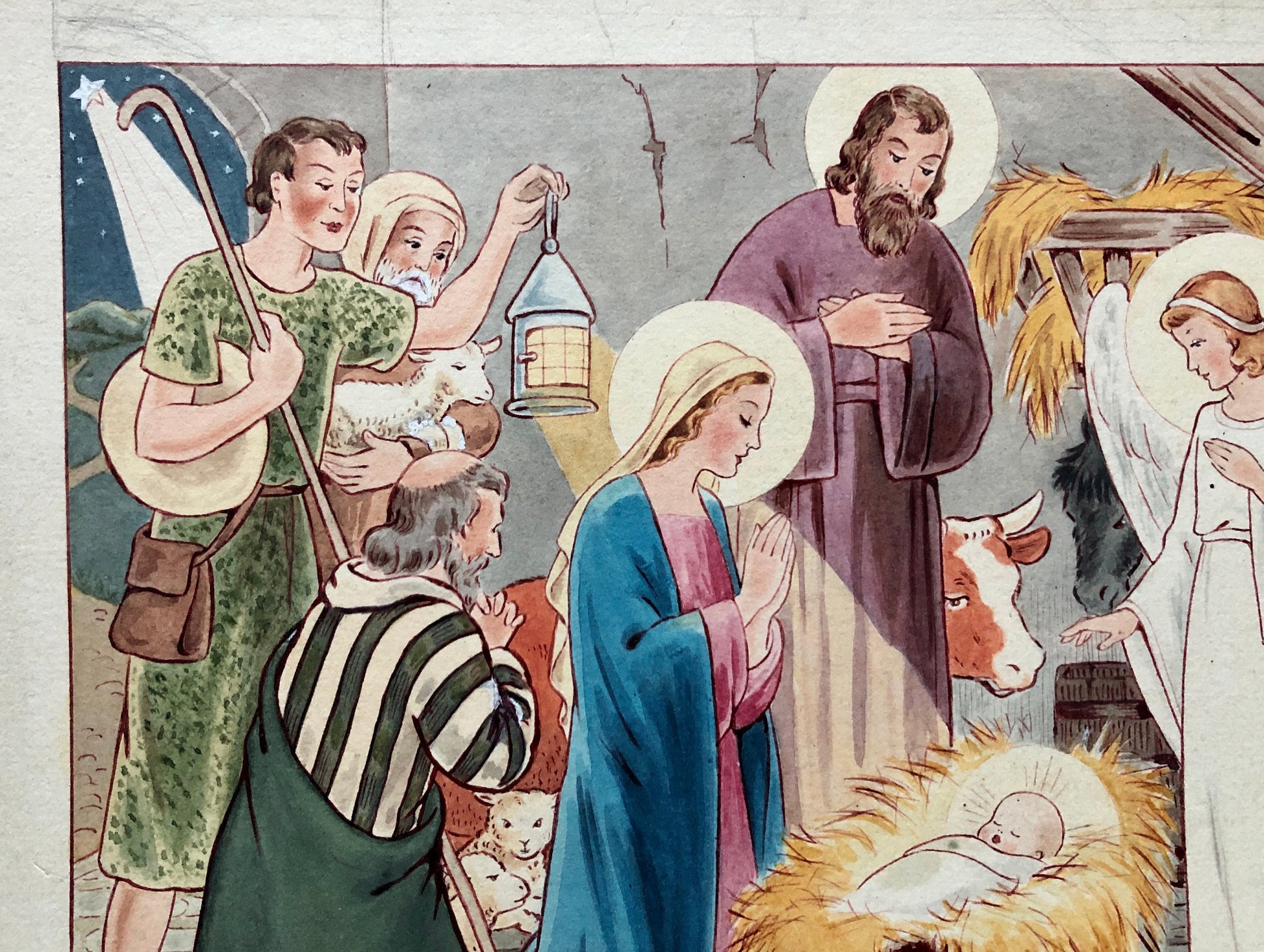 3 Original Illustrations For Children’s Books by Artist Dora Royle. Most Likely Dating From The 1940’s. Size: 19 x 27.5 cms.