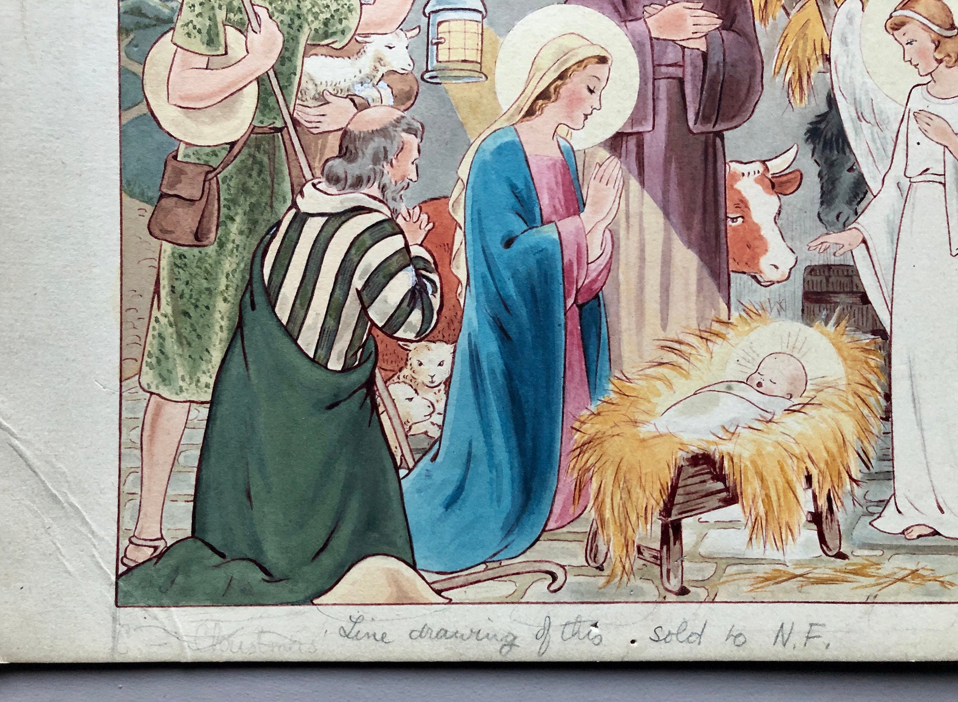 3 Original Illustrations For Children’s Books by Artist Dora Royle. Most Likely Dating From The 1940’s. Size: 19 x 27.5 cms.