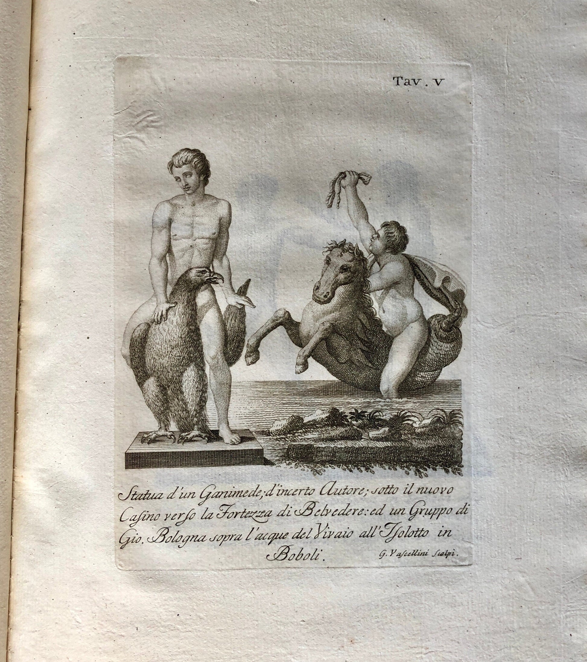 Plates and Accompanying Text From ‘A Description of The Boboli Gardens’ by Gaetano Vasellini and Soldini. Published in 1789, Florence.