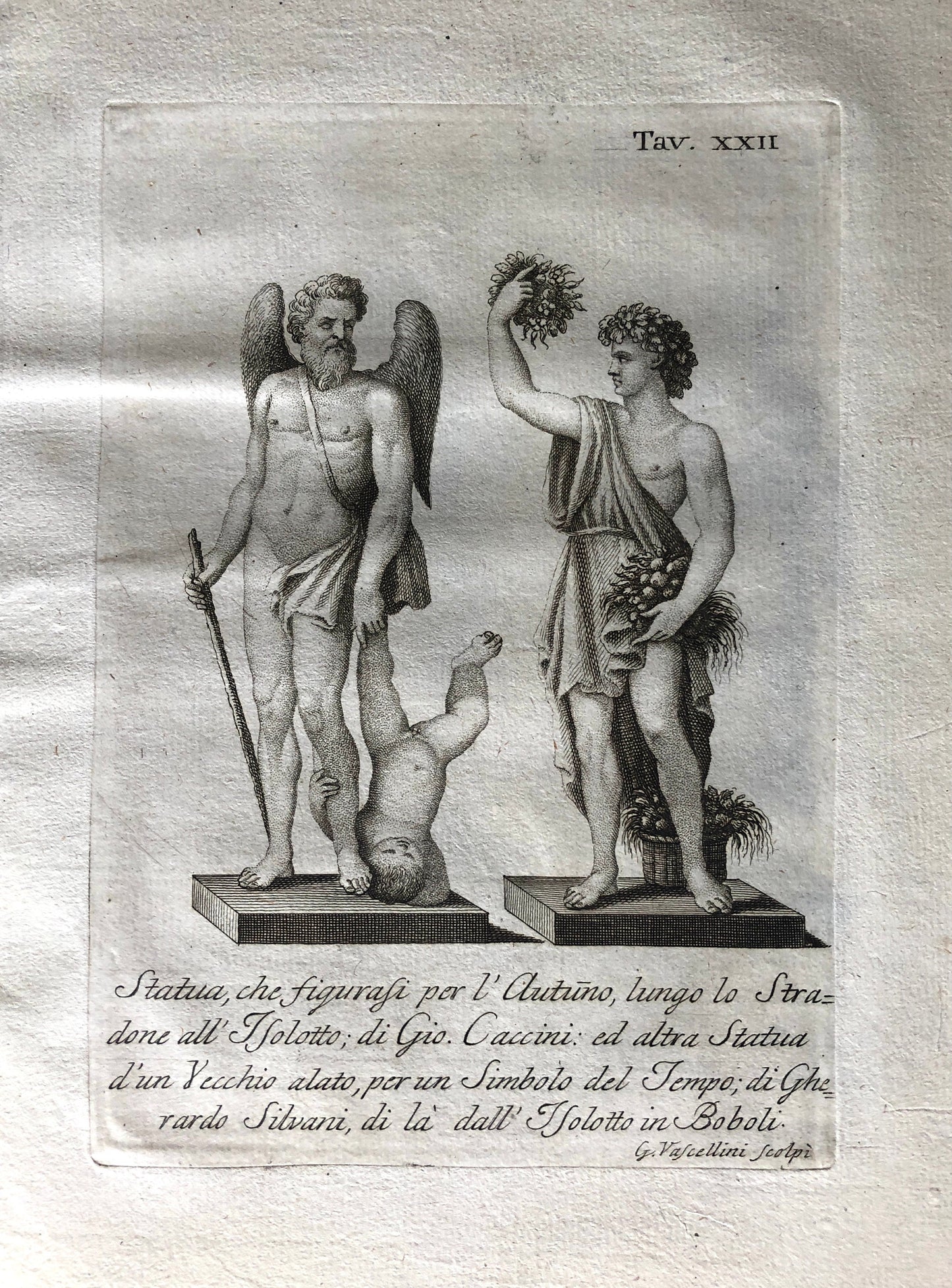 Plates and Accompanying Text From ‘A Description of The Boboli Gardens’ by Gaetano Vasellini and Soldini. Published in 1789, Florence.