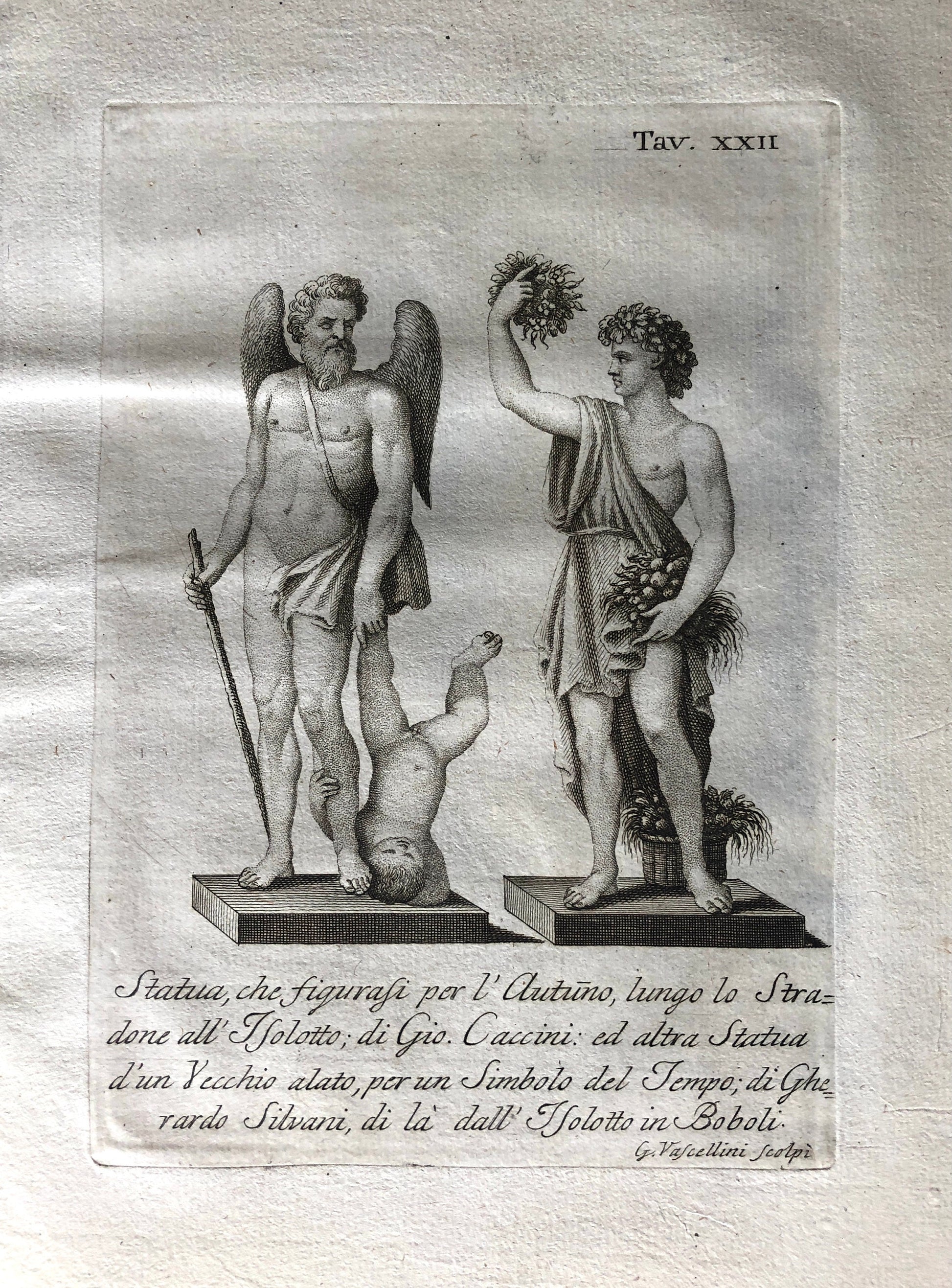 Plates and Accompanying Text From ‘A Description of The Boboli Gardens’ by Gaetano Vasellini and Soldini. Published in 1789, Florence.