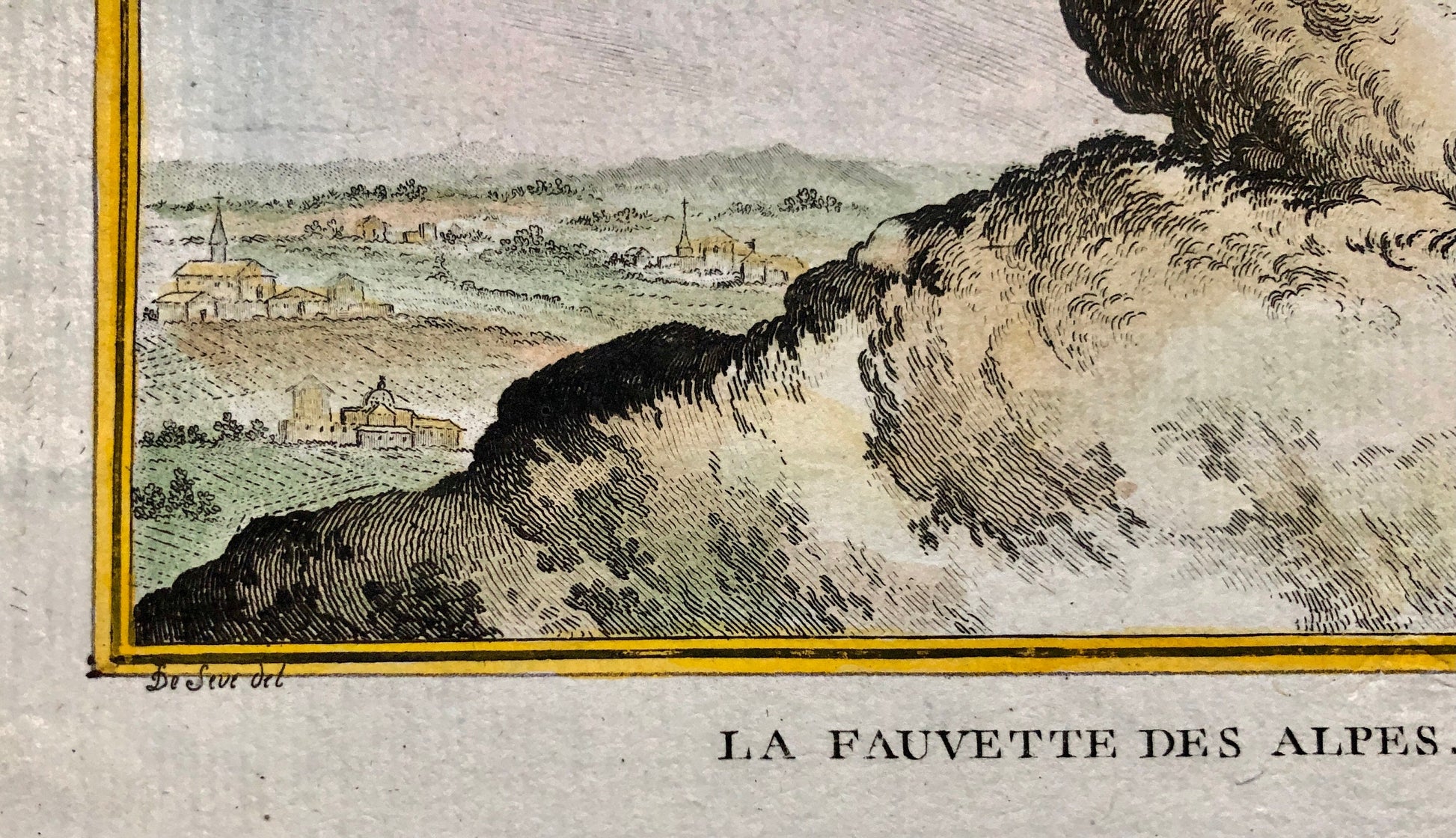 Le Fauvette Des Alpes. An Original Antique Engraving from “Histoire Naturelle Des Oiseaux’ by Buffon. Circa 1770. Size: 26.4 x 19 cms.