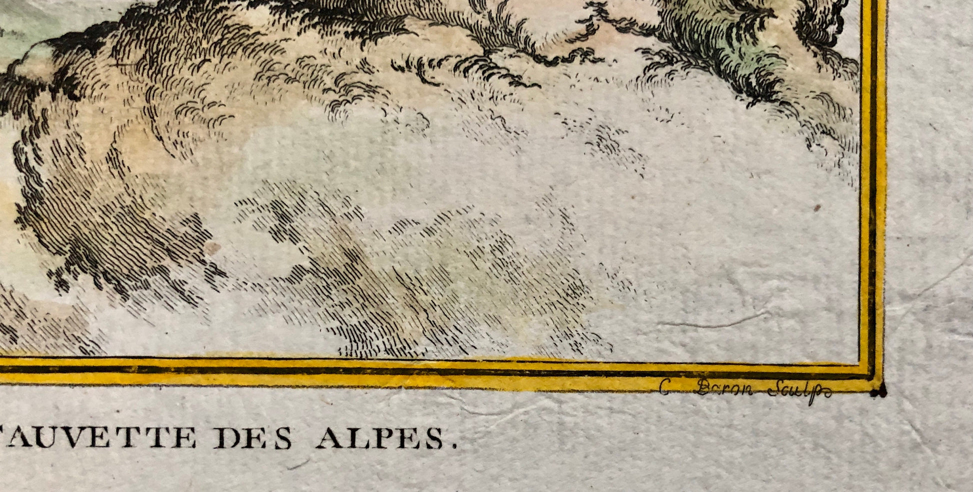 Le Fauvette Des Alpes. An Original Antique Engraving from “Histoire Naturelle Des Oiseaux’ by Buffon. Circa 1770. Size: 26.4 x 19 cms.