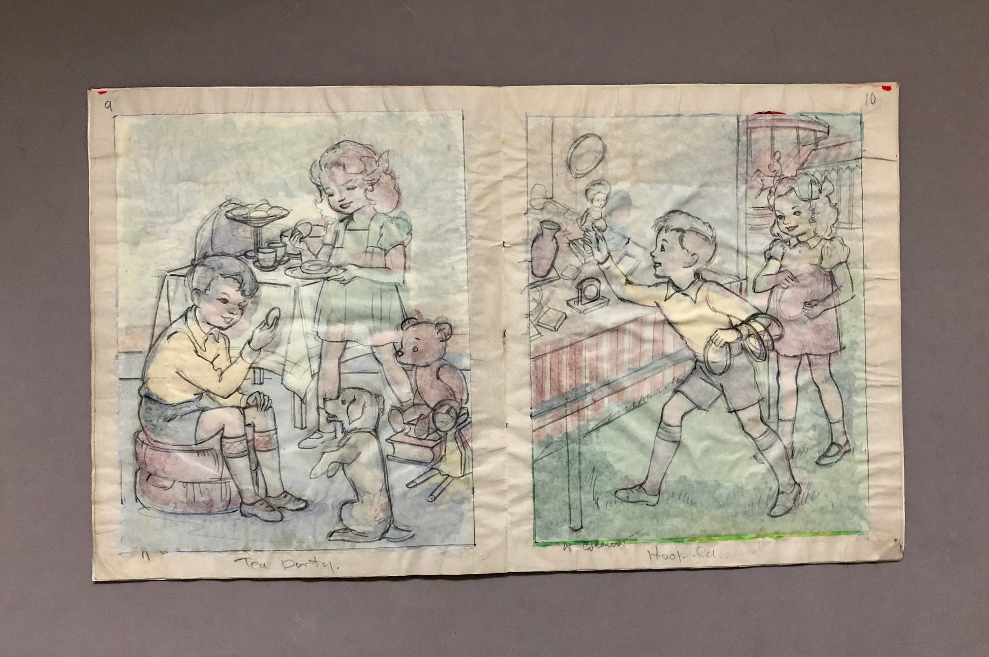 An Original Illustrated Booklet. 13 Black & White and 2 Colour Pictures. From The 1950’s. Size: 25 x 21 cms.