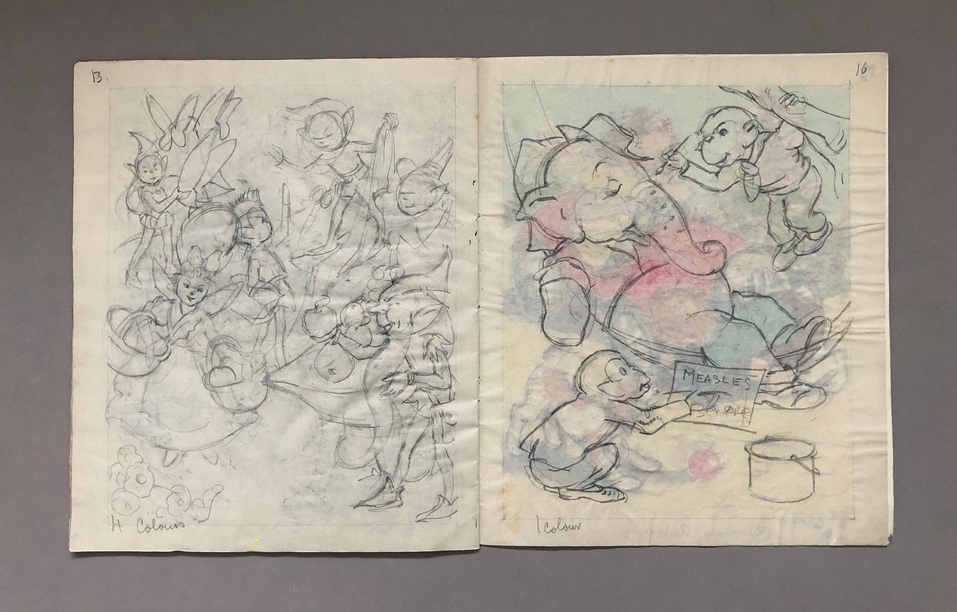 An Original Illustrated Booklet. 13 Black & White and 2 Colour Pictures. From The 1950’s. Size: 25 x 21 cms.