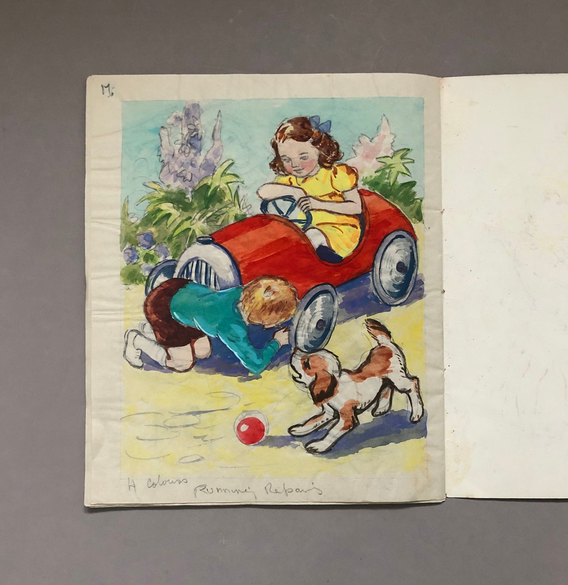 An Original Illustrated Booklet. 13 Black & White and 2 Colour Pictures. From The 1950’s. Size: 25 x 21 cms.