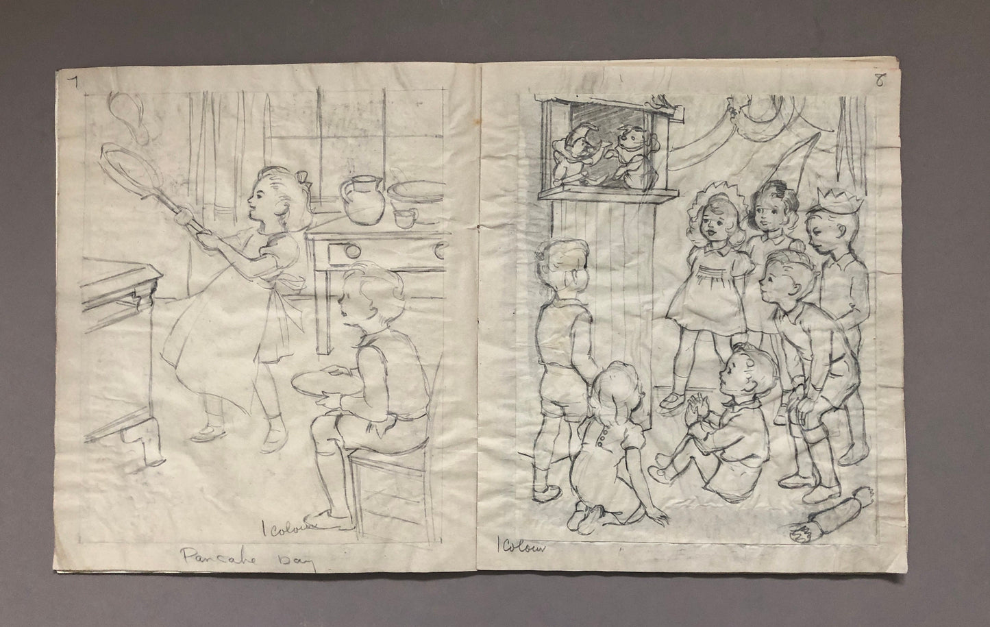 An Original Illustrated Booklet. 13 Black & White and 2 Colour Pictures. From The 1950’s. Size: 25 x 21 cms.